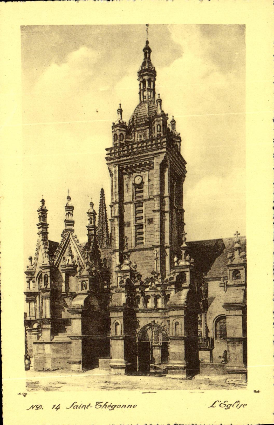 CPA Saint Thegonnec L eglise 