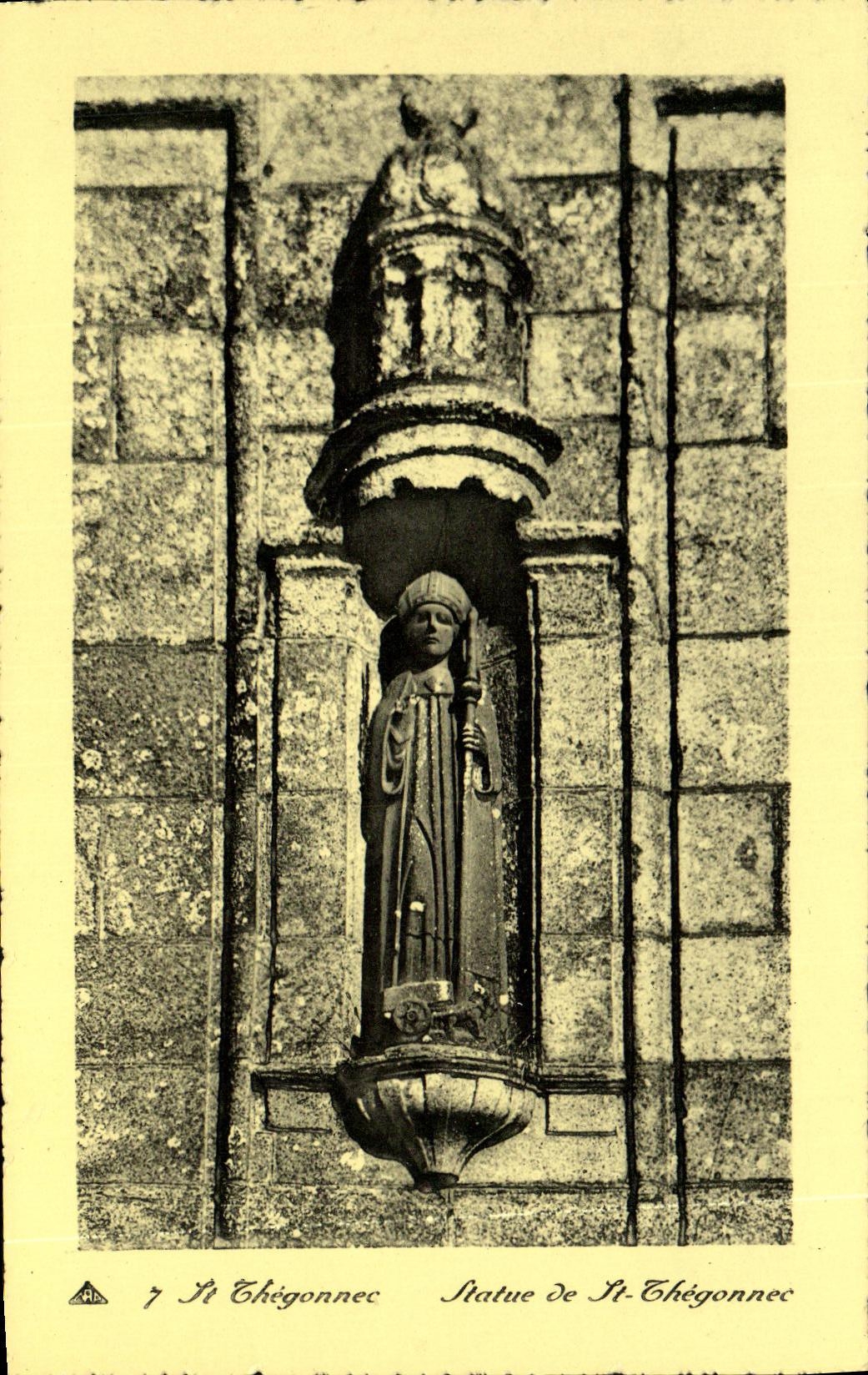 CPA St Thegonnec Statue de St Thegonnec