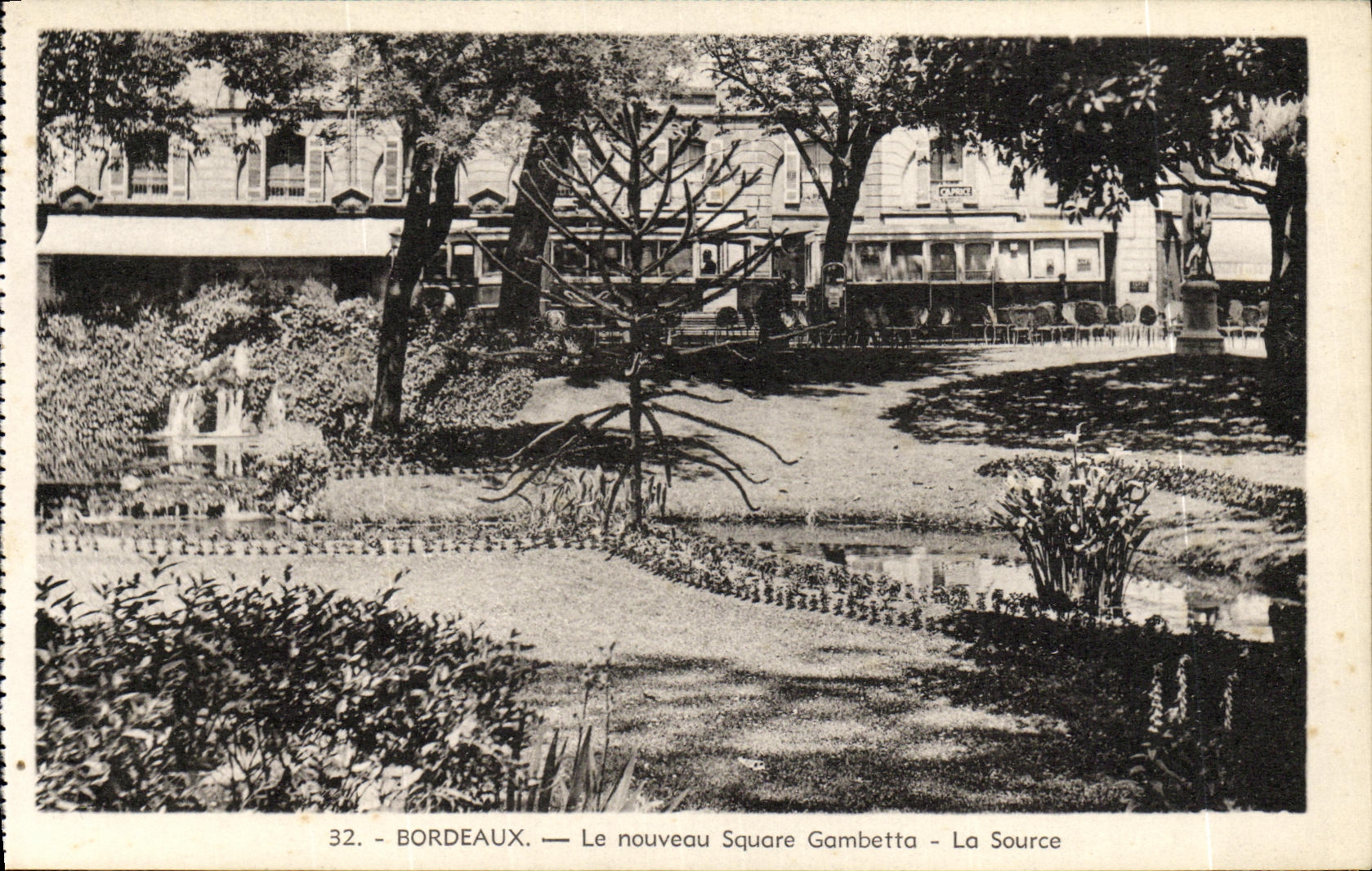CPA Bordeaux Le Nouveau Square Gambetta La Source