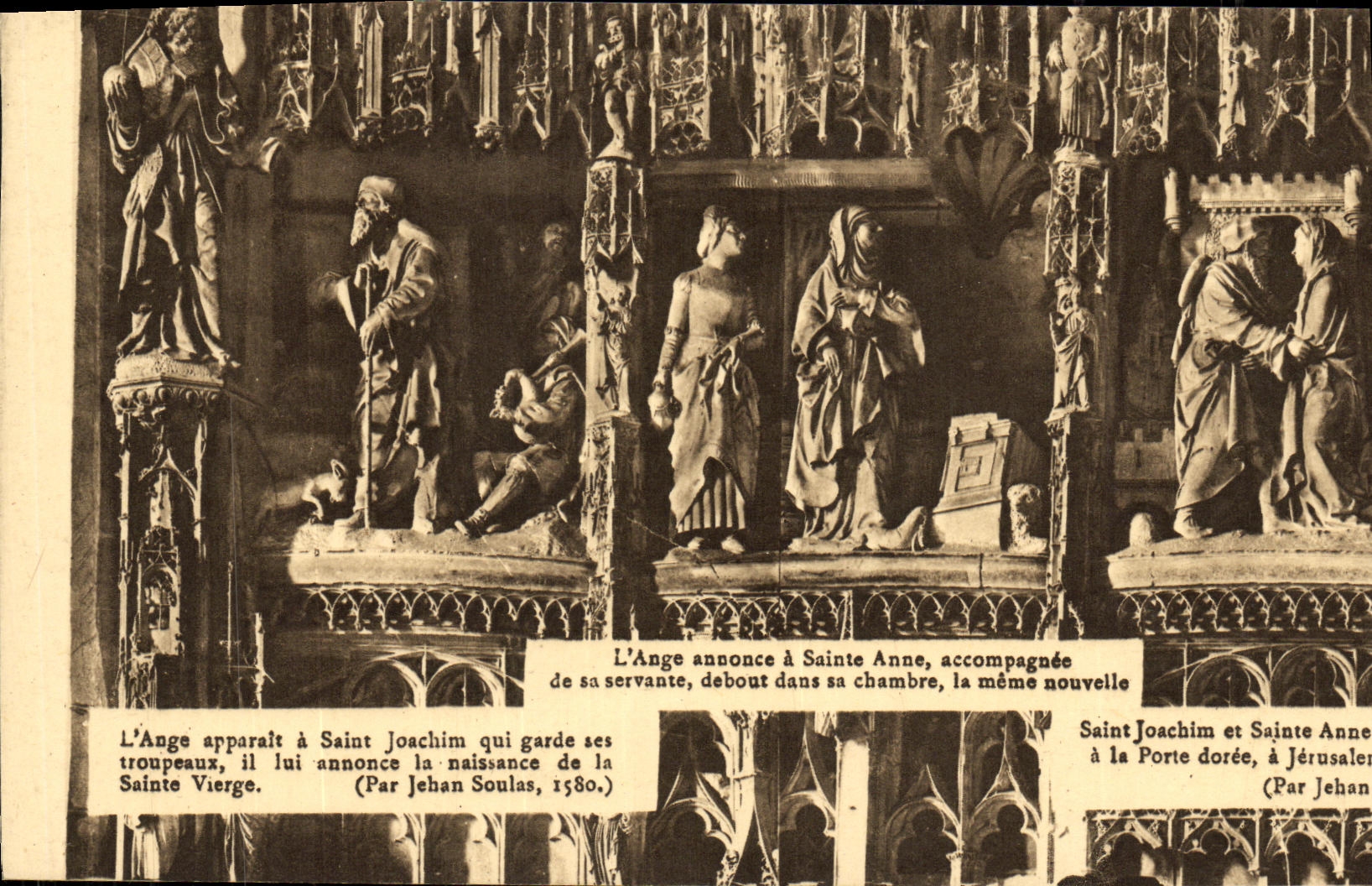 CPA Chartres La Cathedrale L ange apparait a Saint Joachim Sainte Anne 