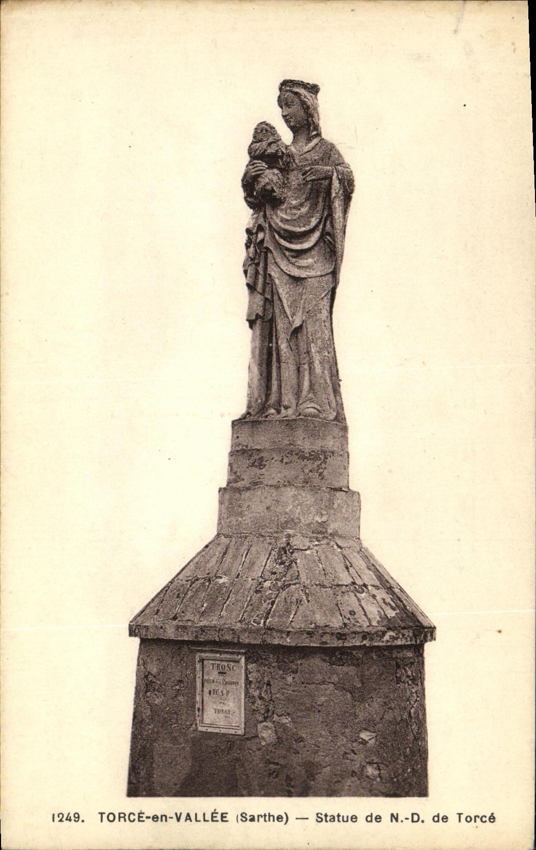 POSTAL Torce de la VENDIMIA en reglas del valle de ND de Torce