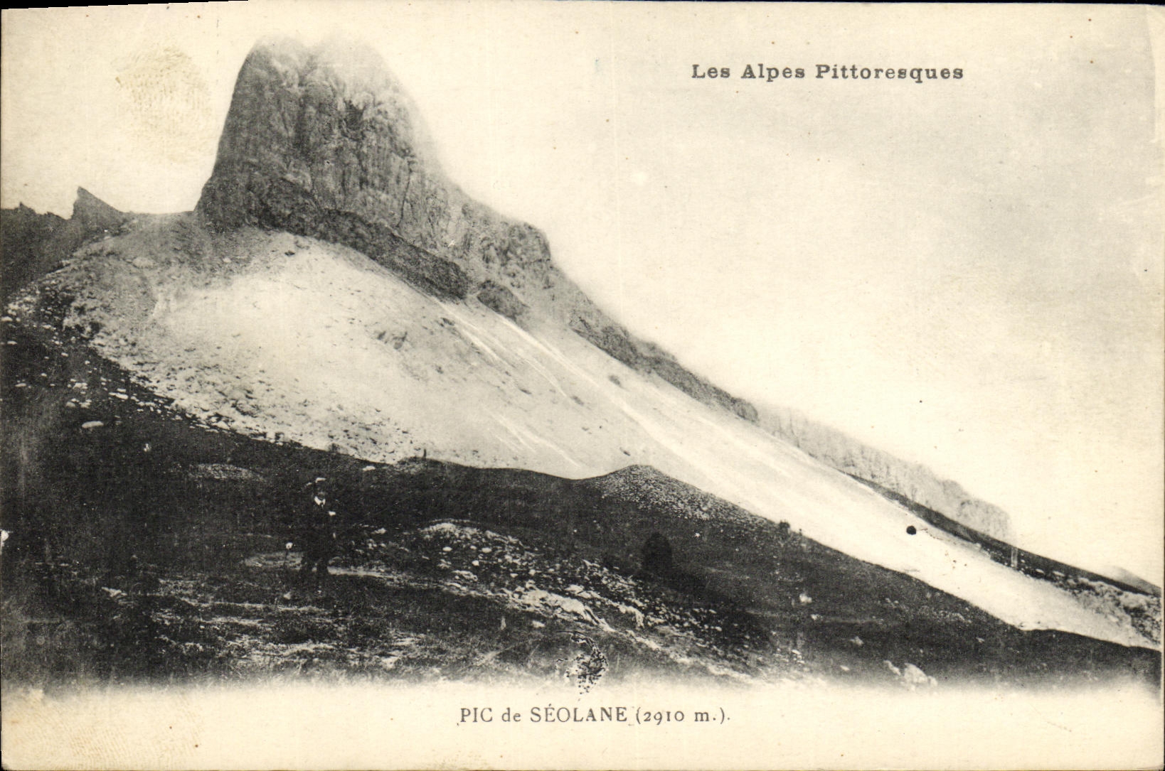 VINTAGE POSTCARD Peak of Seolane