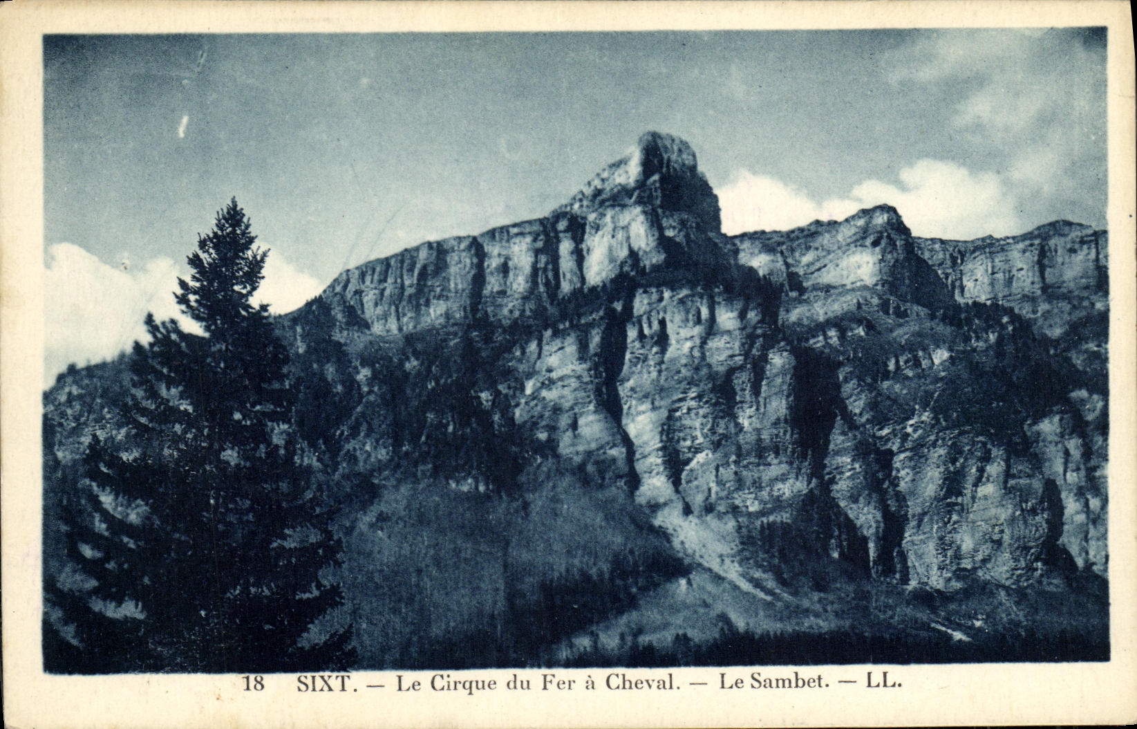 VINTAGE POSTCARD Sixt the Circus of the Horseshoe Sambet