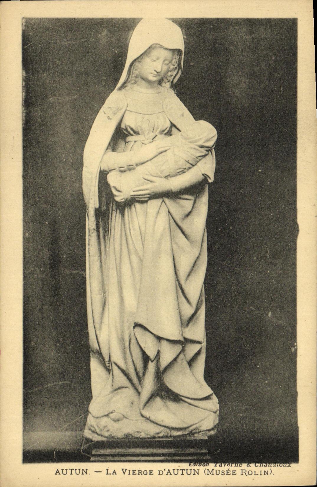 CPA Autun La Vierge d Autun Musee Rolin