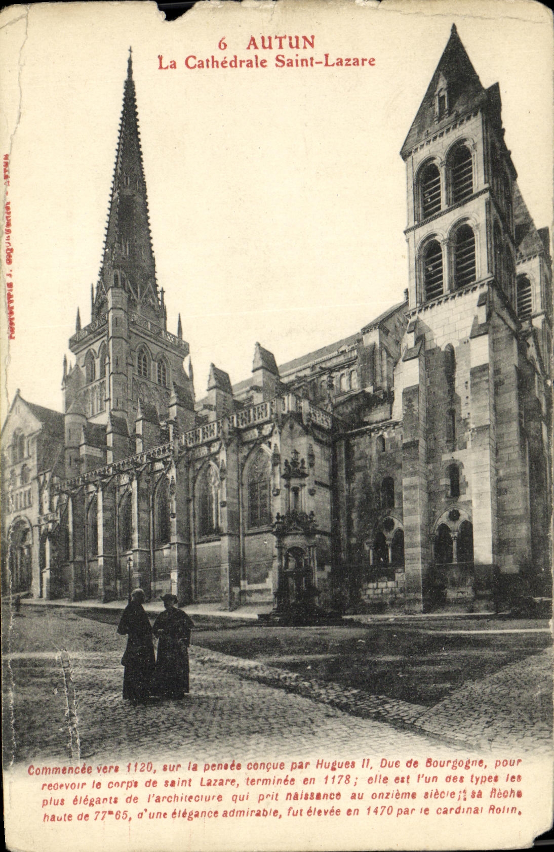 CPA Autun La Cathedrale Saint Lazare