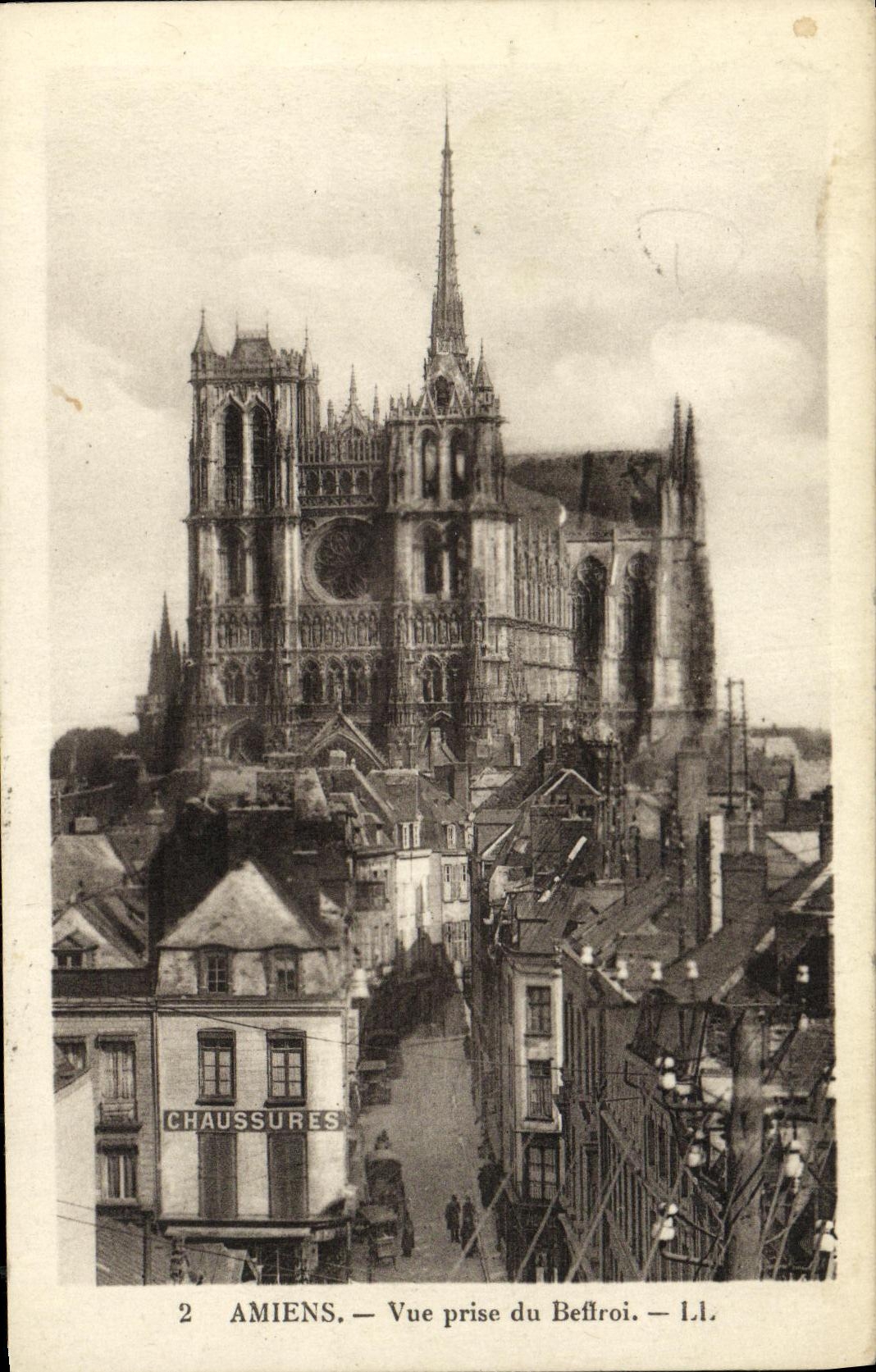 CPA Amiens Vue prise du Beffroi