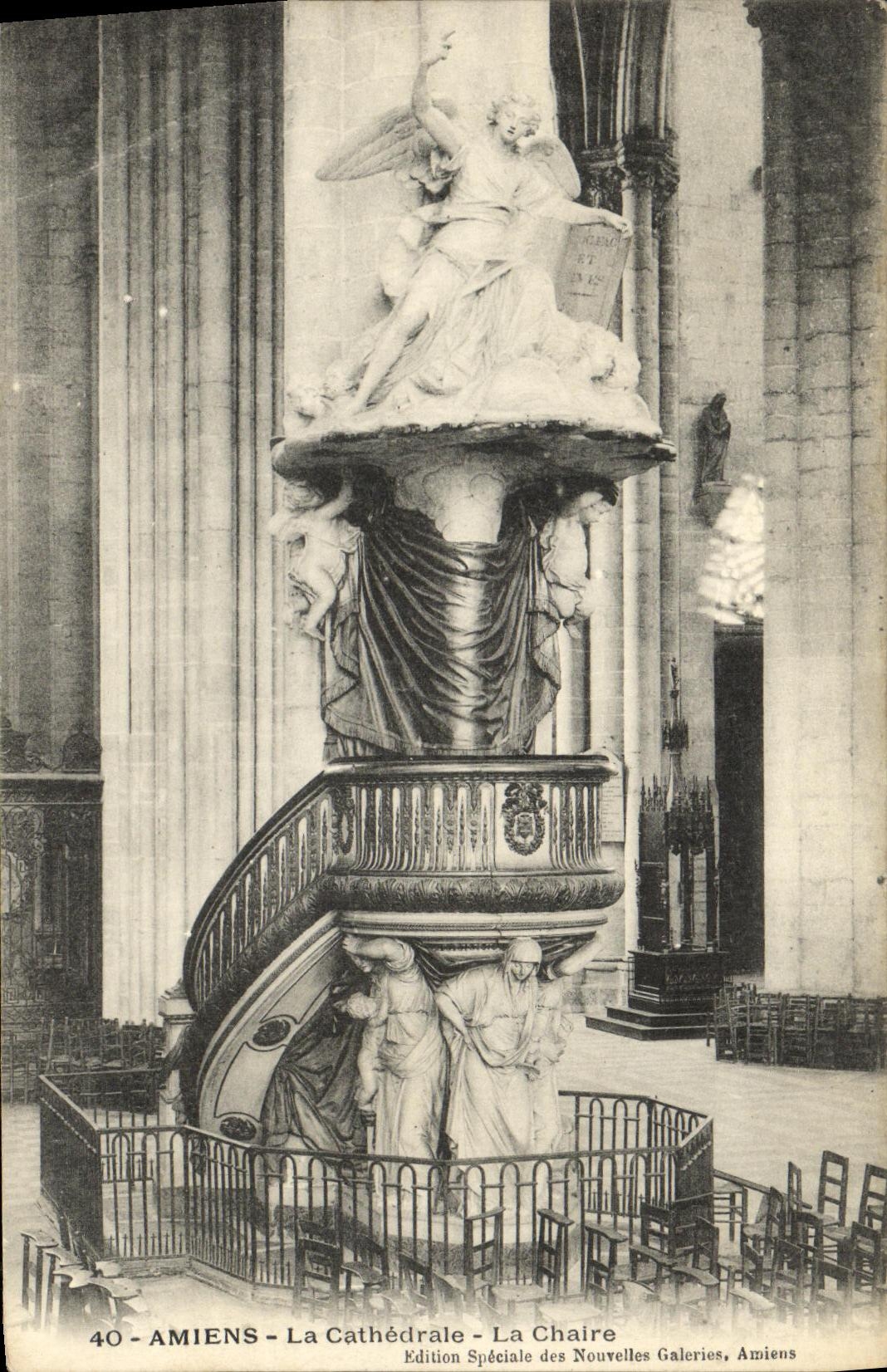 CPA Amiens La Cathedrale La Chaire