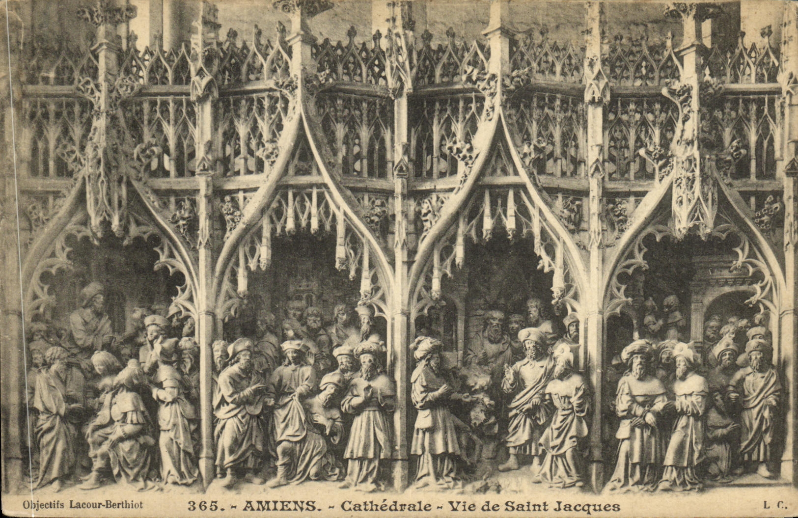 CPA Amiens Cathedrale Vie de Saint Jacques