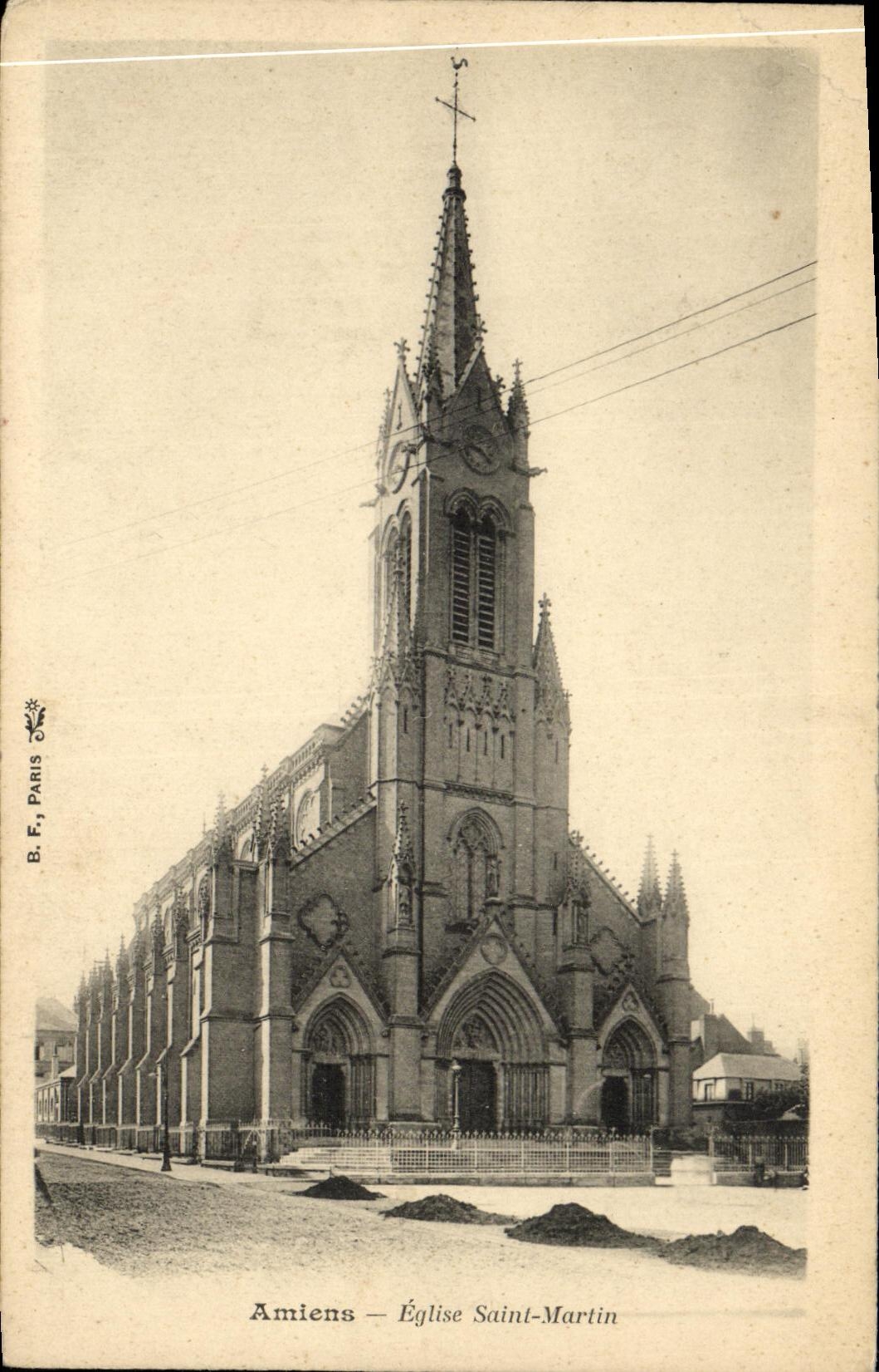 CPA Amiens Eglise Saint Martin