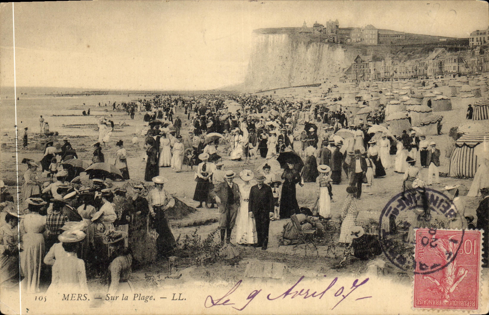 CPA Mers Sur la Plage
