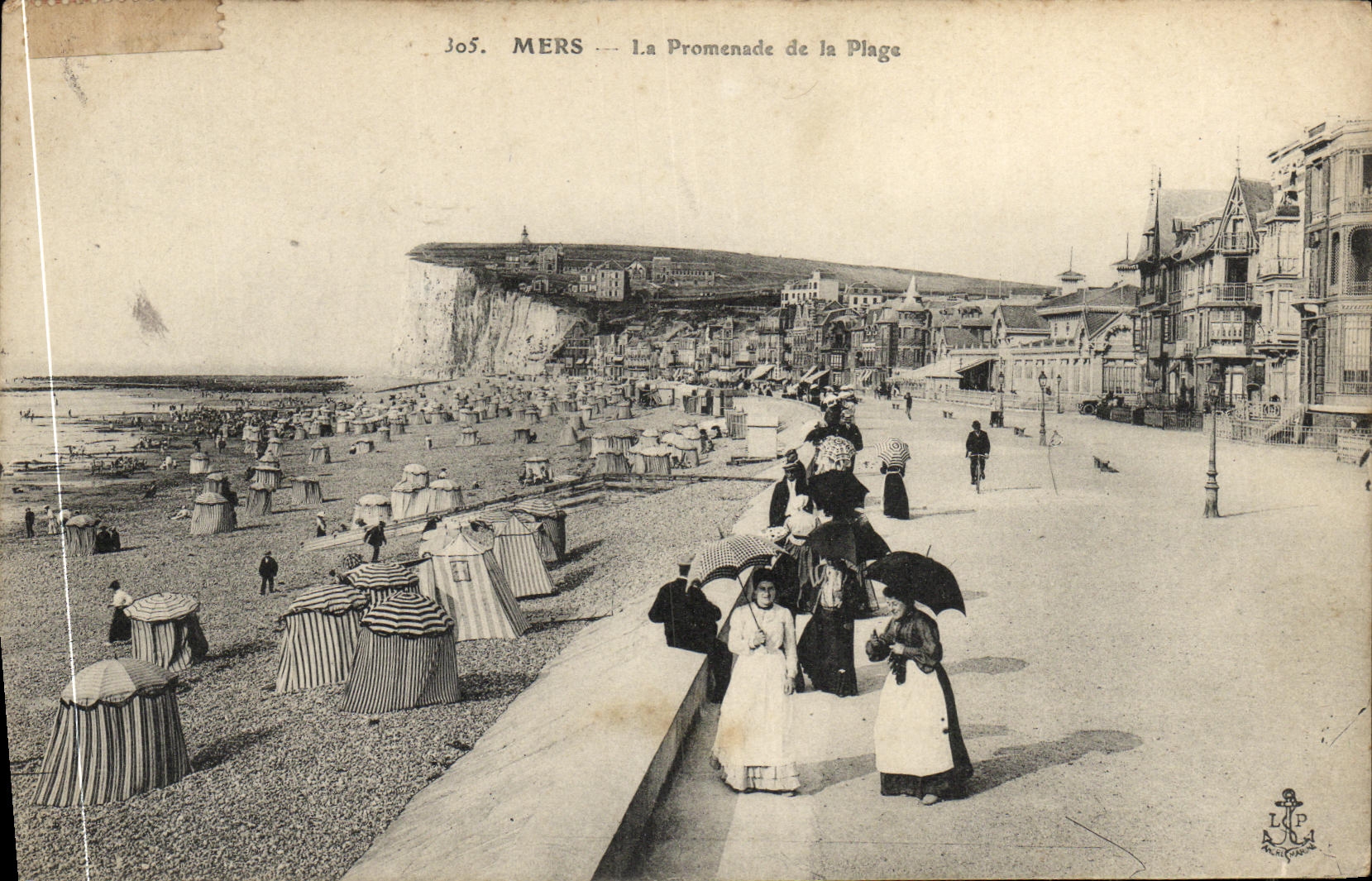 CPA Mers La Promenade de la Plage