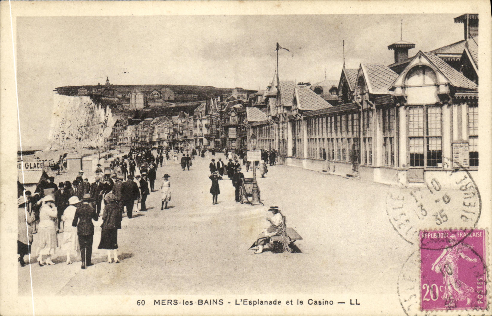 CPA Mers les Bains L Esplanade et le Casino