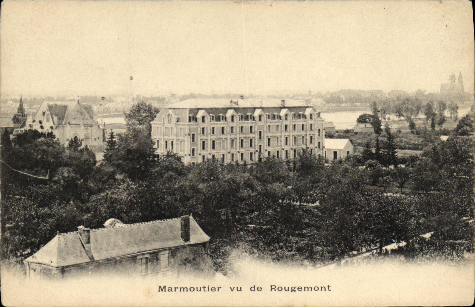 VINTAGE POSTCARD Marmoutier seen of Rougemont