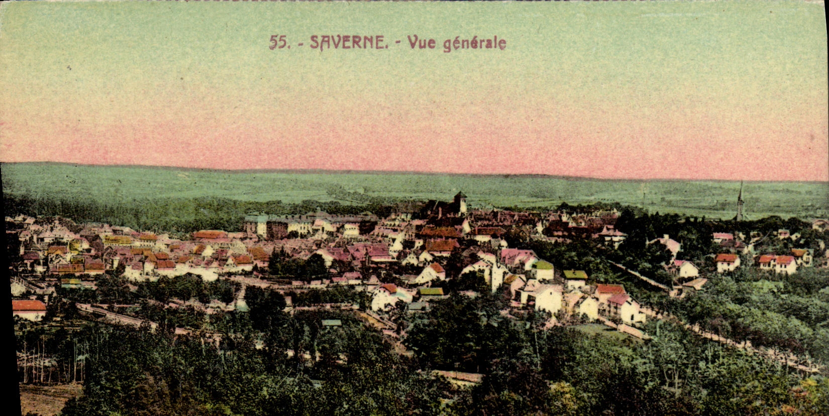 CPA Saverne Vue generale