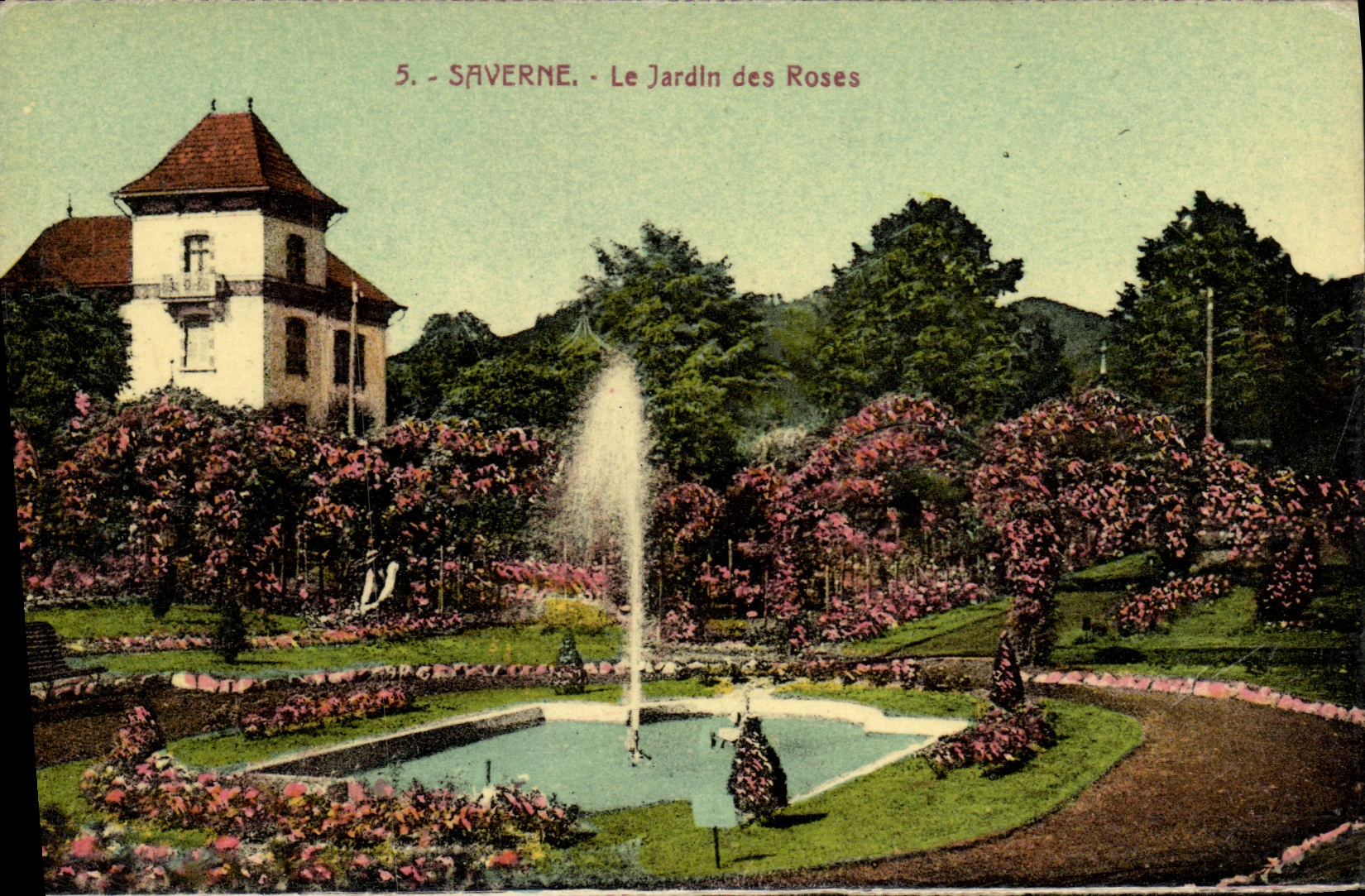 CPA Saverne Le Jardin les Roses