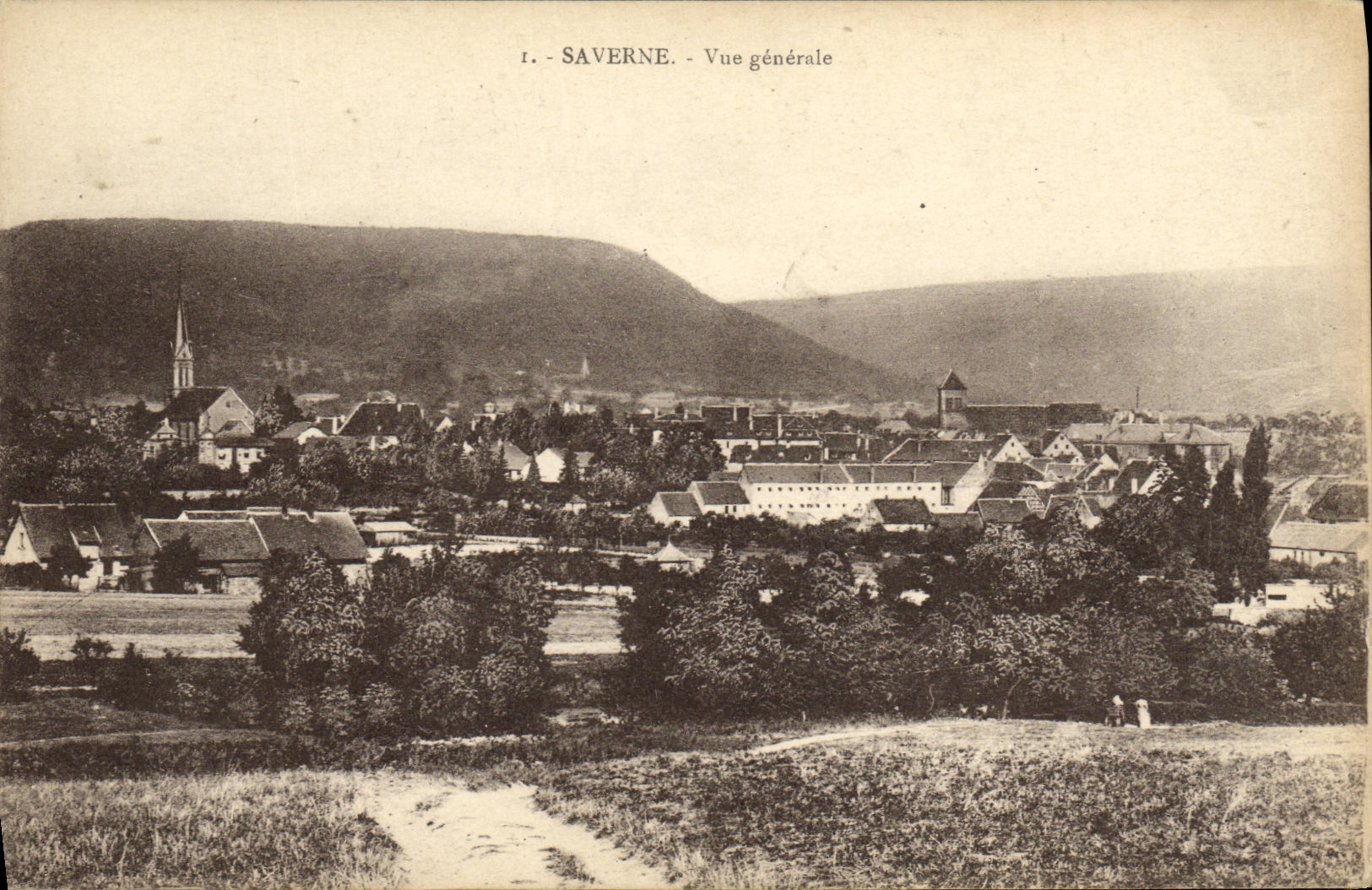 CPA Saverne Vue generale