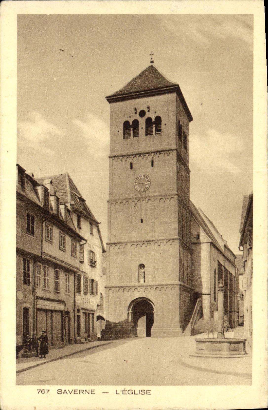 CPA Saverne L Eglise