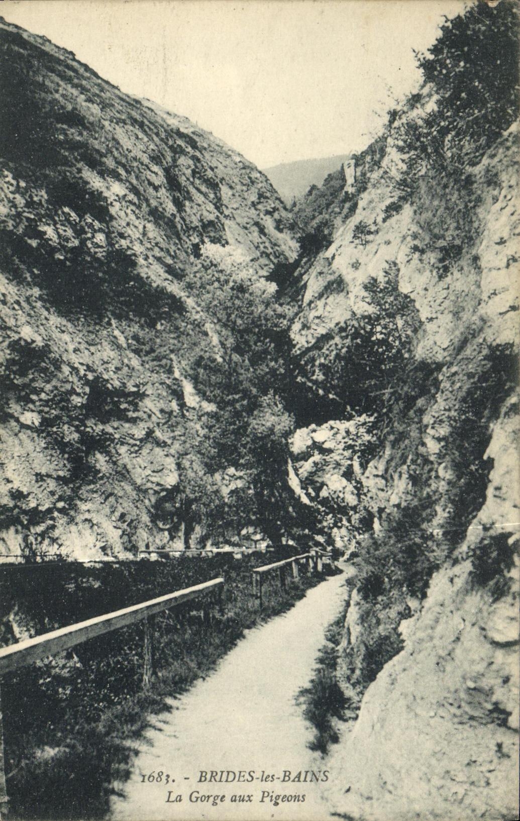 CPA Brides les Bains La Gorge Aux Piegons
