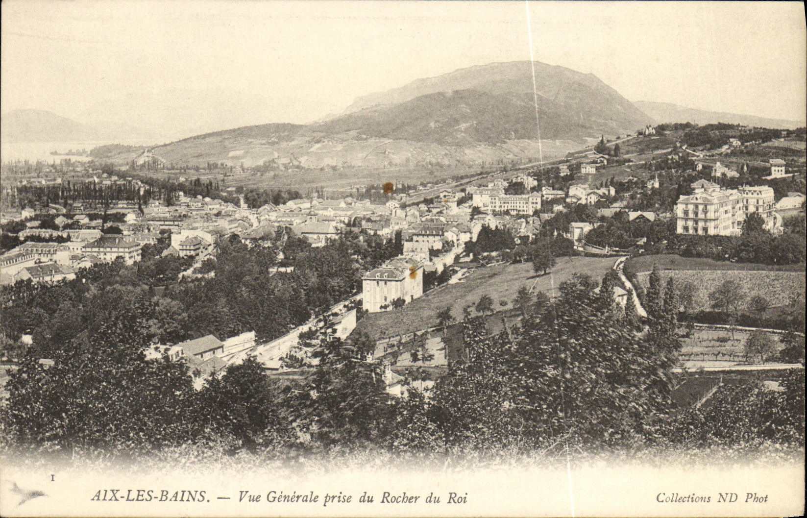 CPA Aix Les Bains Vue Generale Prise du Rocher du Roi