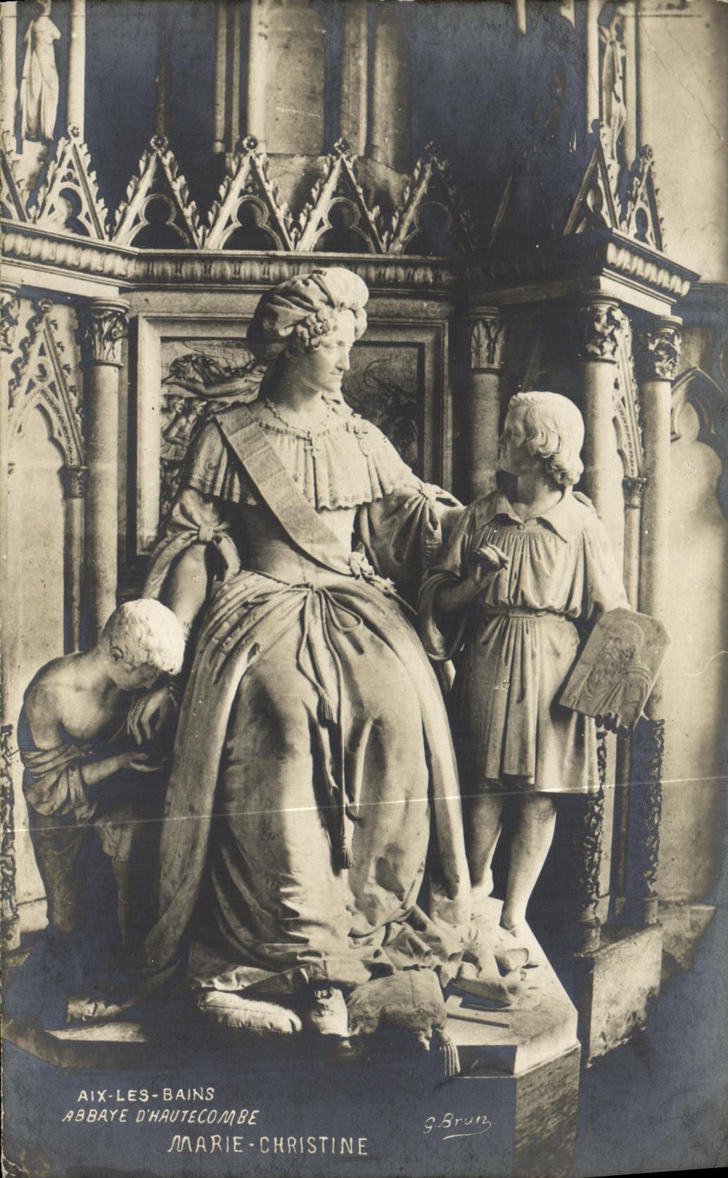 CPA Aix Les Bains Abbaye D Hautecombe Marie Christine