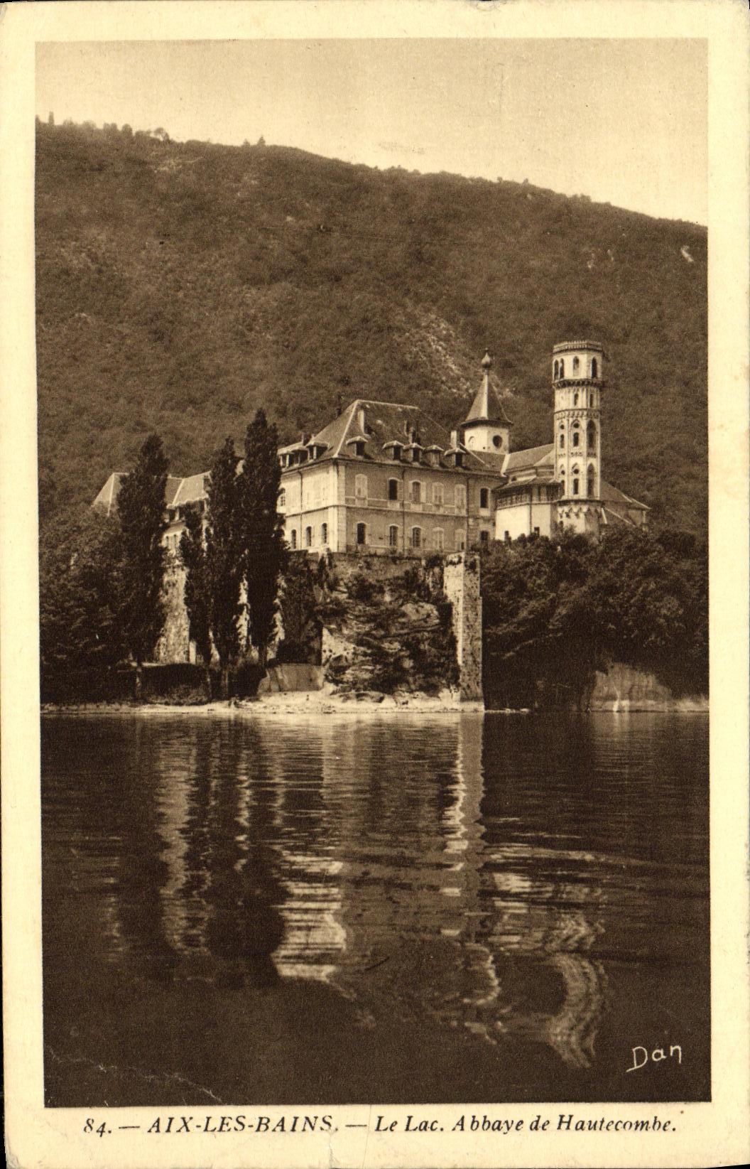 CPA Aix Les Bains Le Lac Abbaye de Hautecombe