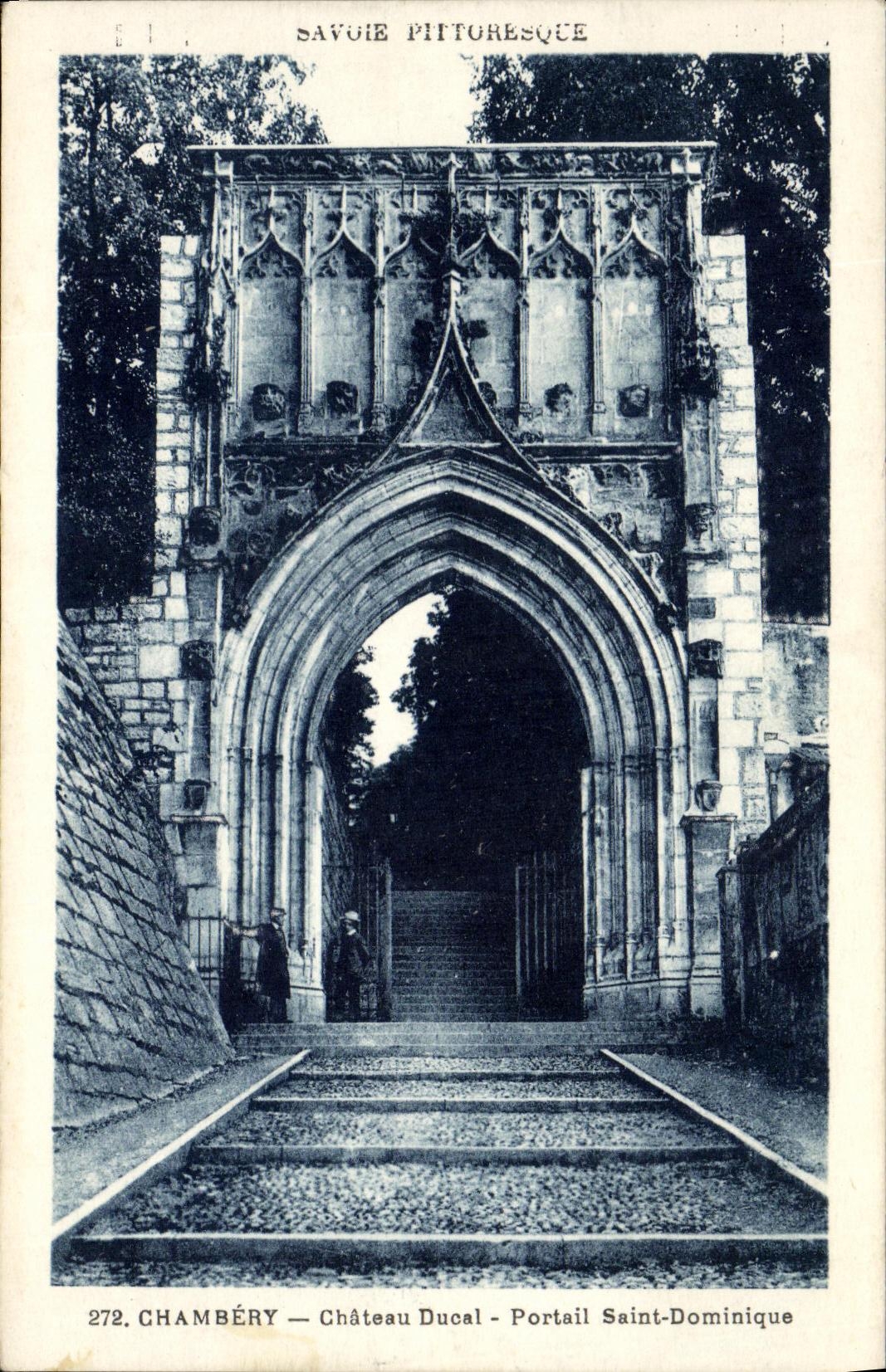 CPA Chambery Chateau Ducal Portail Saint Dominique