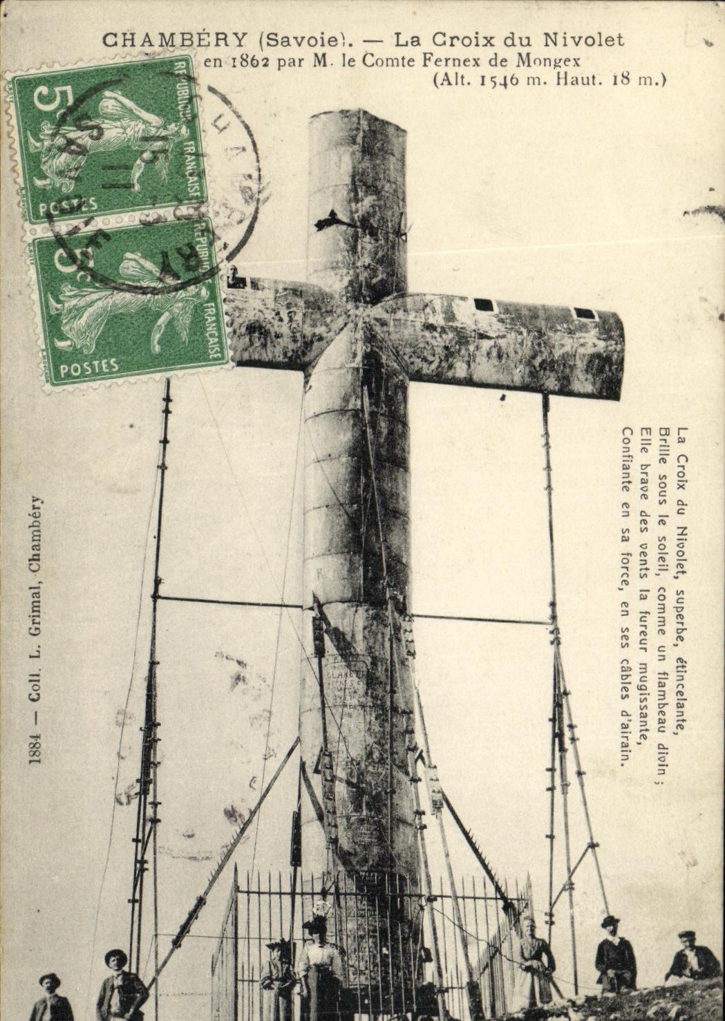 CPA Chambery La Croix du Nivolet 