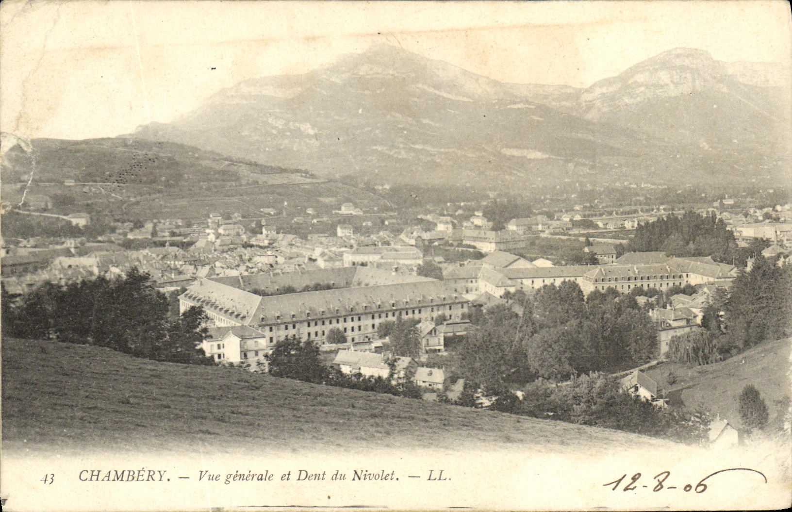 CPA Chambery Vue Generale et Dent du Nivolet