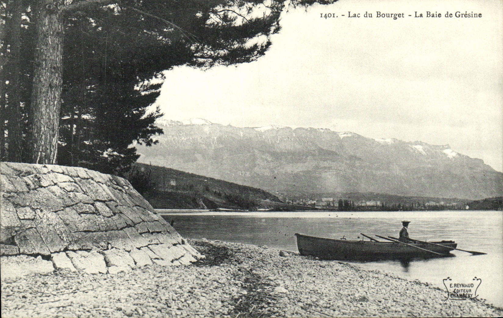 POSTAL Le Bourget Of de la VENDIMIA el lago la bahia de Gresine