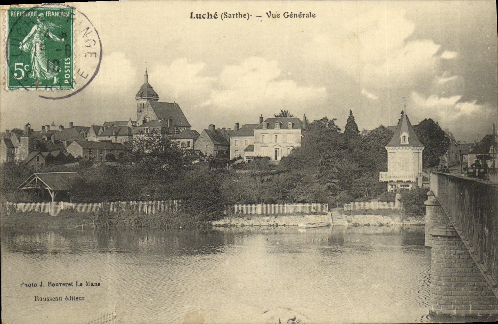 VINTAGE POSTCARD Lustring tool View