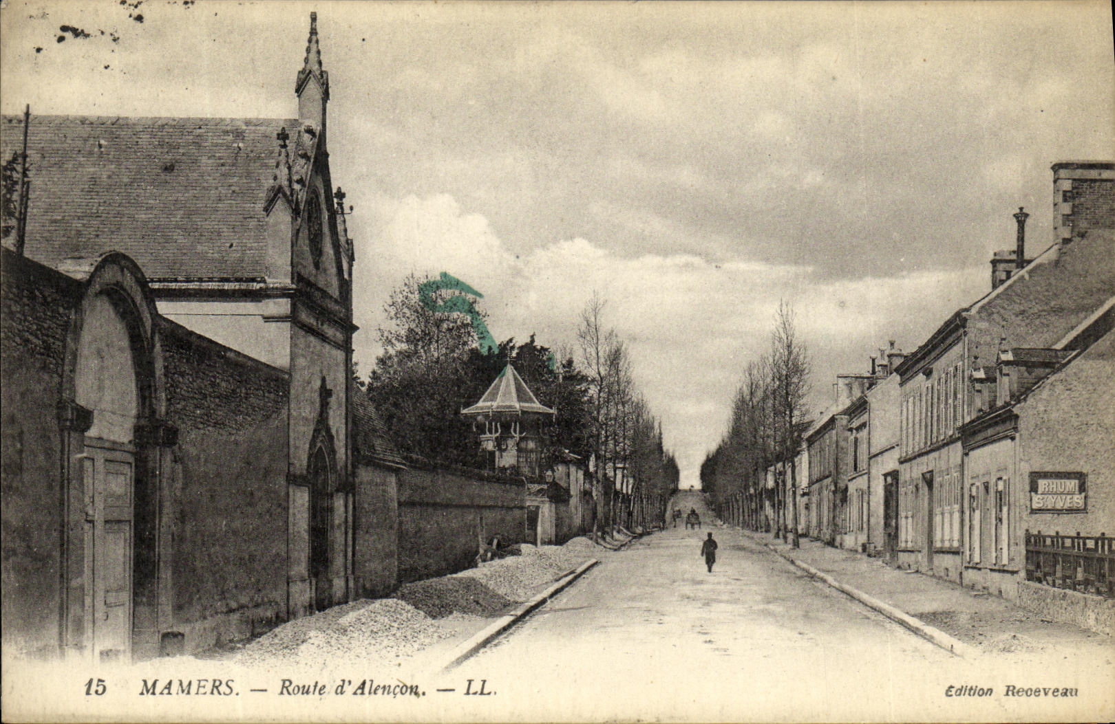 VINTAGE POSTCARD Mamers Road D Alencon