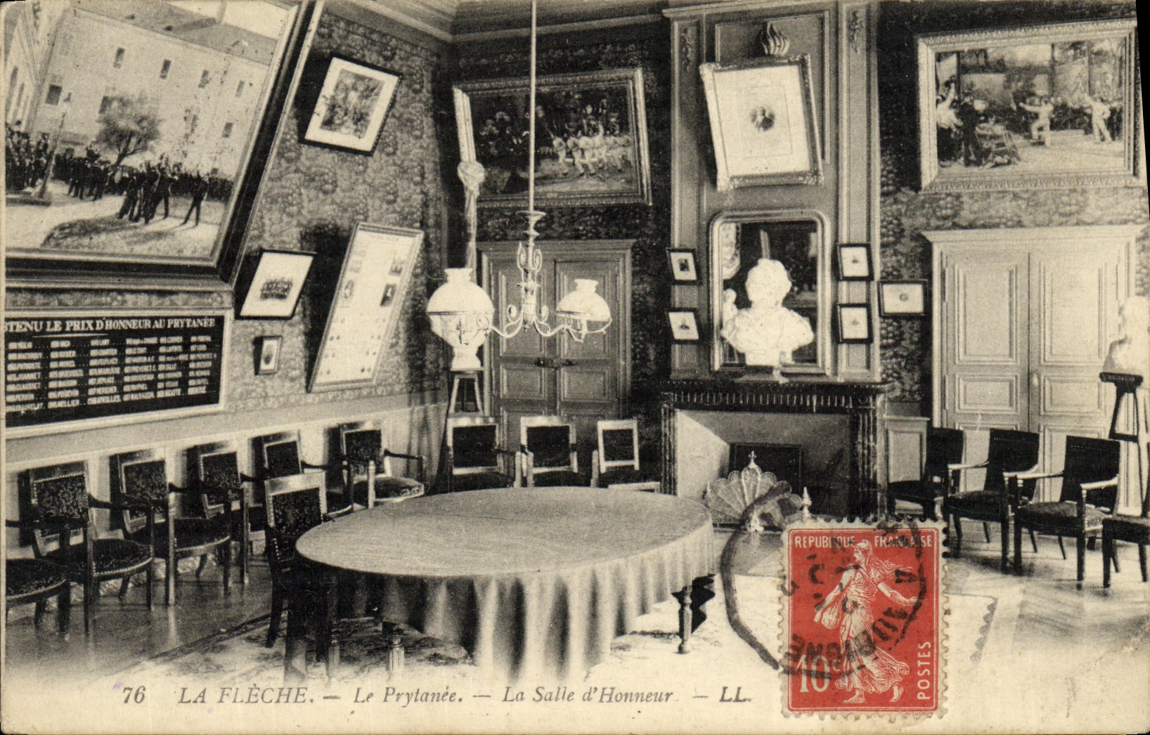 VINTAGE POSTCARD the Arrow the Academy the Room D Honor