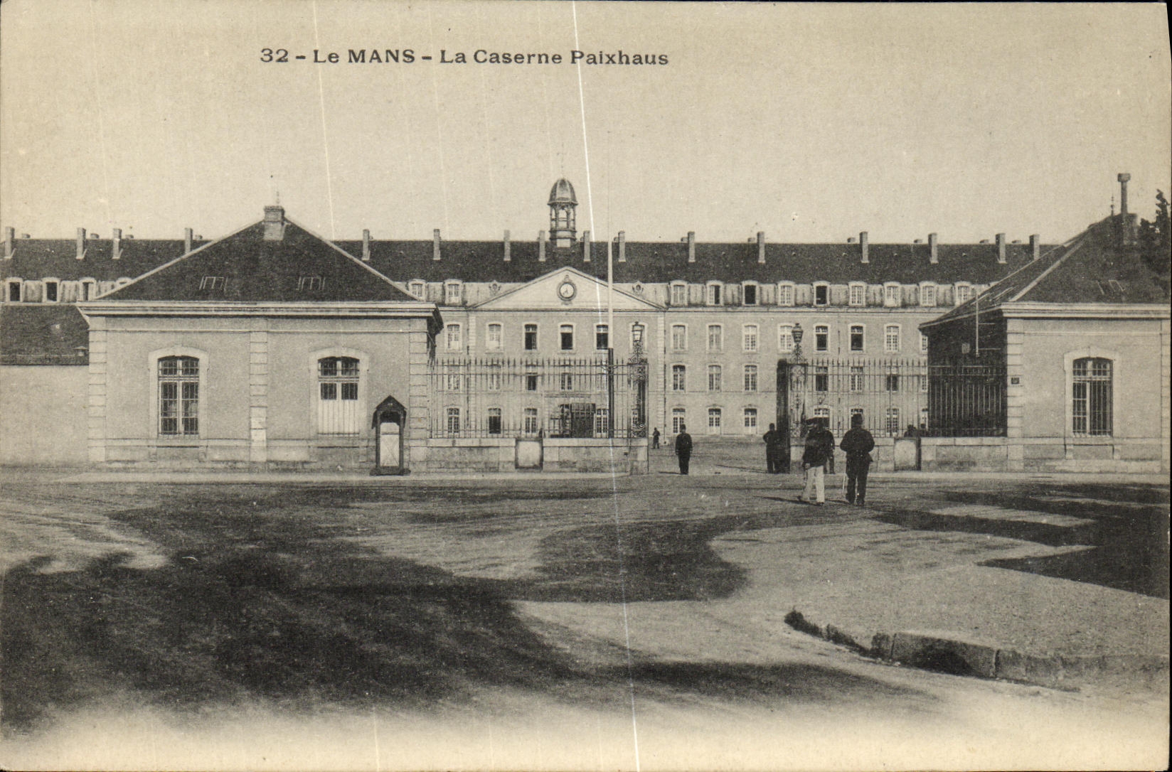 VINTAGE POSTCARD Mans the Barracks Paixhaus Militaria