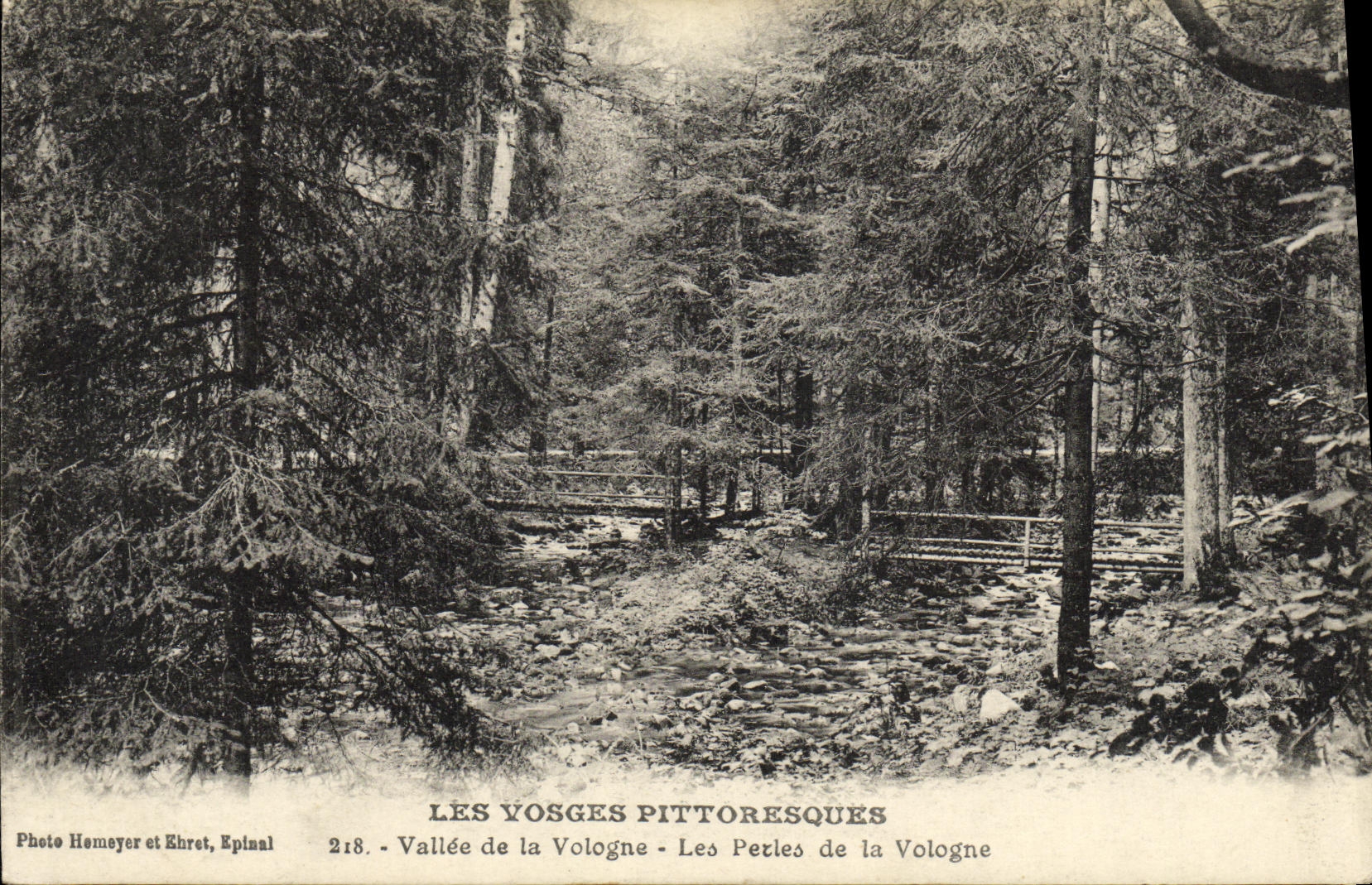 VINTAGE POSTCARD the Picturesque Vosges Valley of Vologne Pearls of Vologne