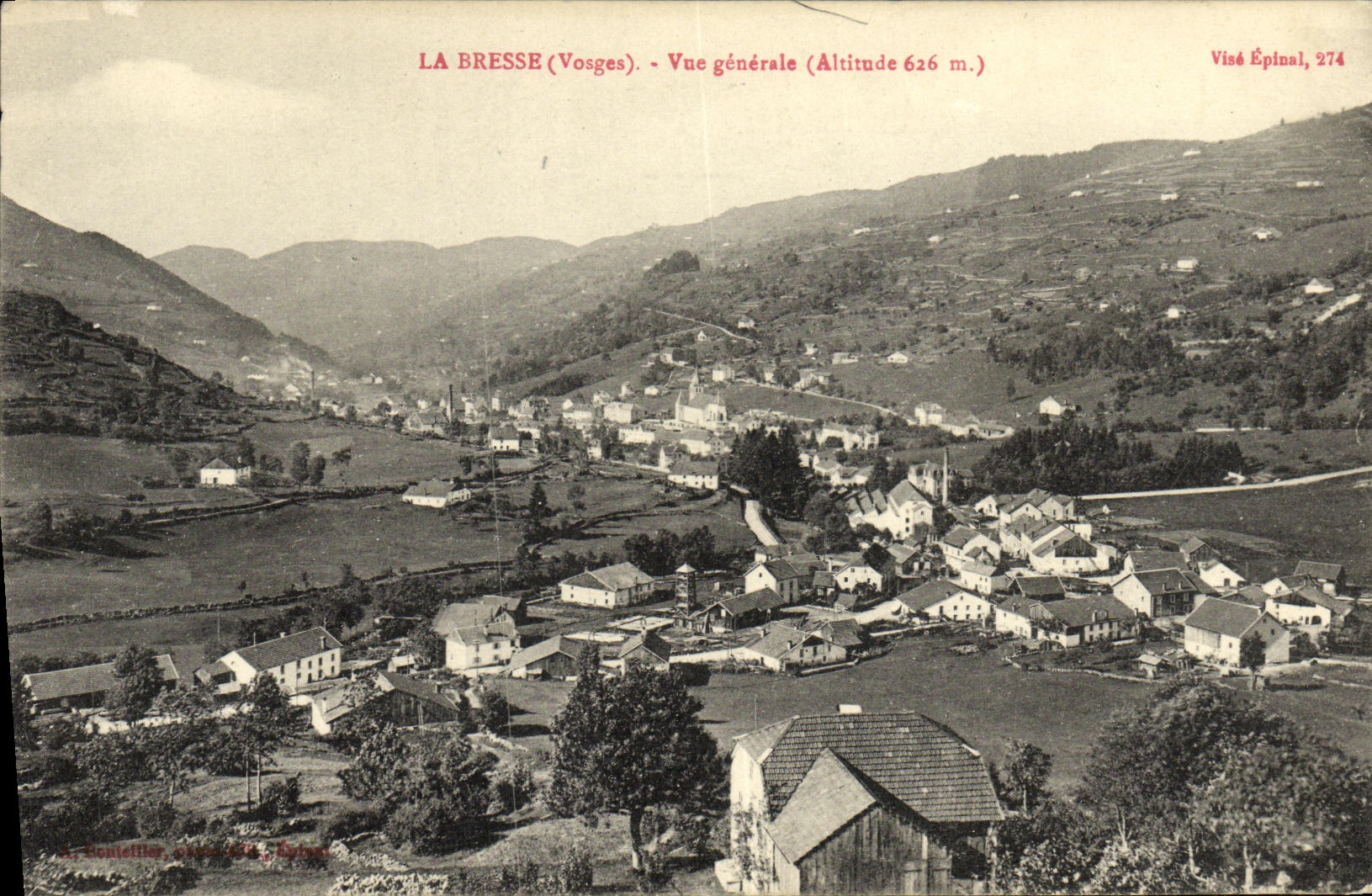 VINTAGE POSTCARD the Bresse View