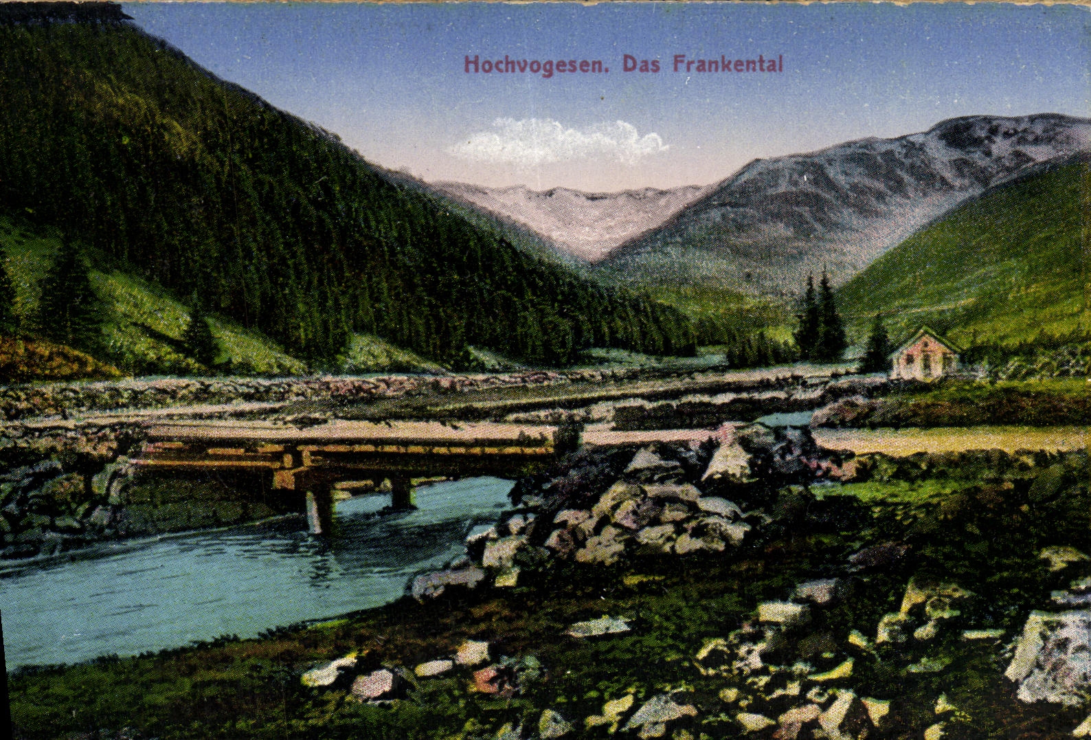 CPA Hochvogesen Das Frankental