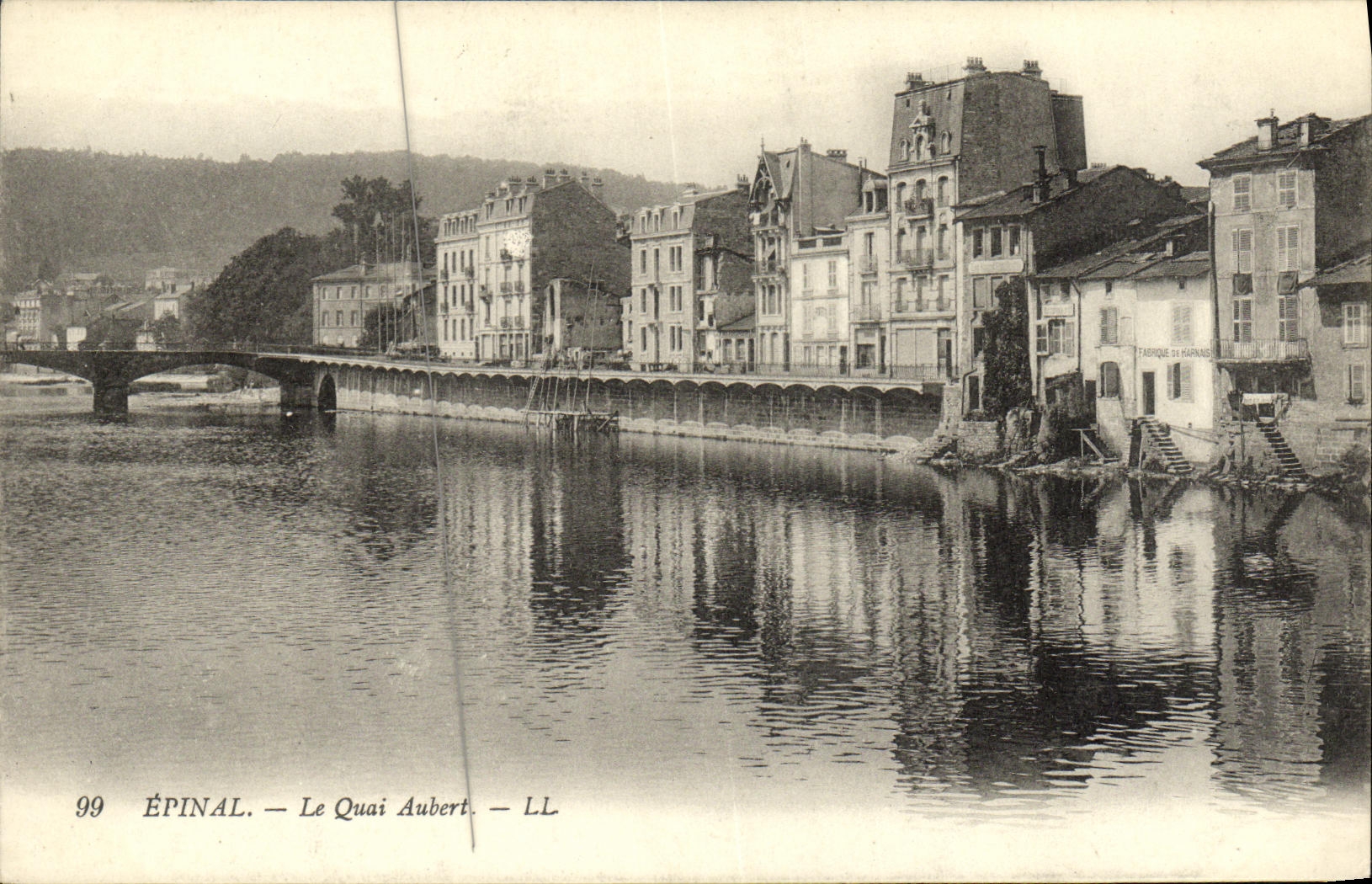 POSTAL Epinal de la VENDIMIA el Aubert Quay