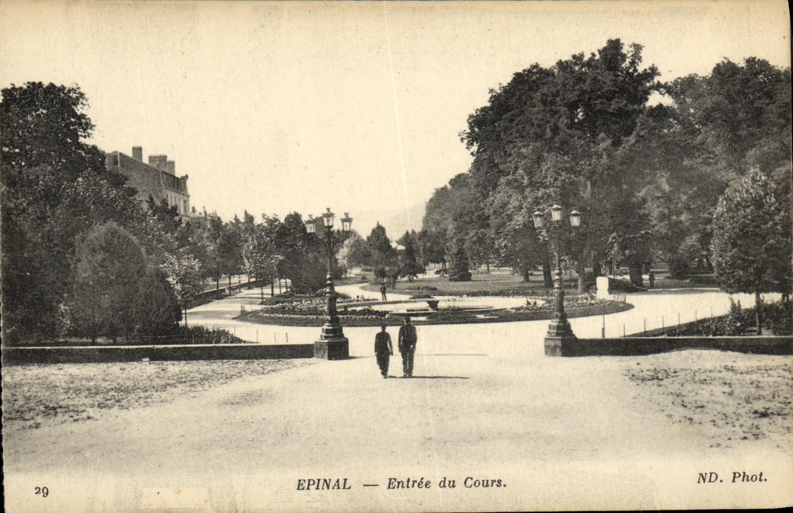 POSTAL Epinal de la VENDIMIA entrada del curso