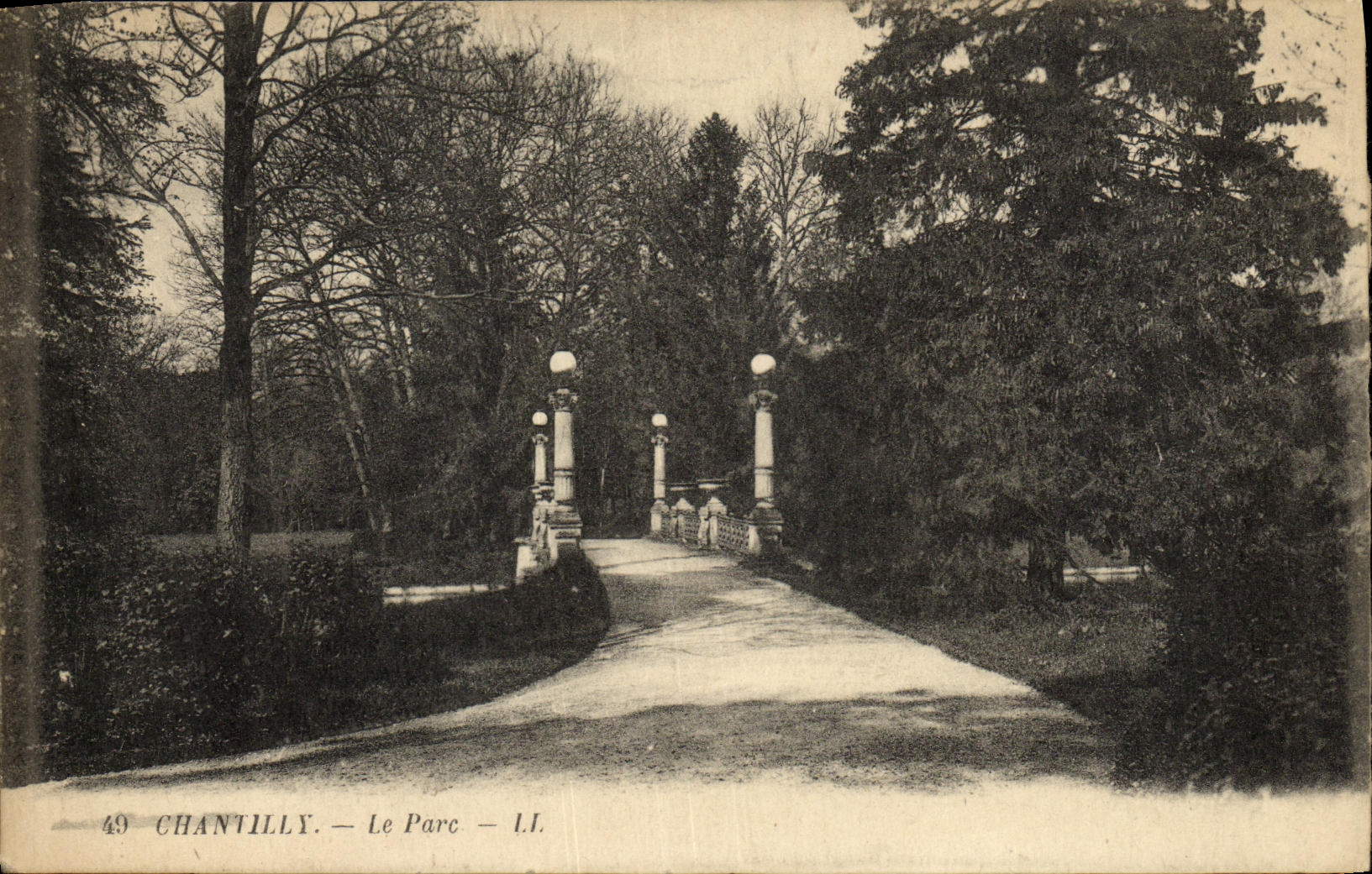 VINTAGE POSTCARD Castle the Park
