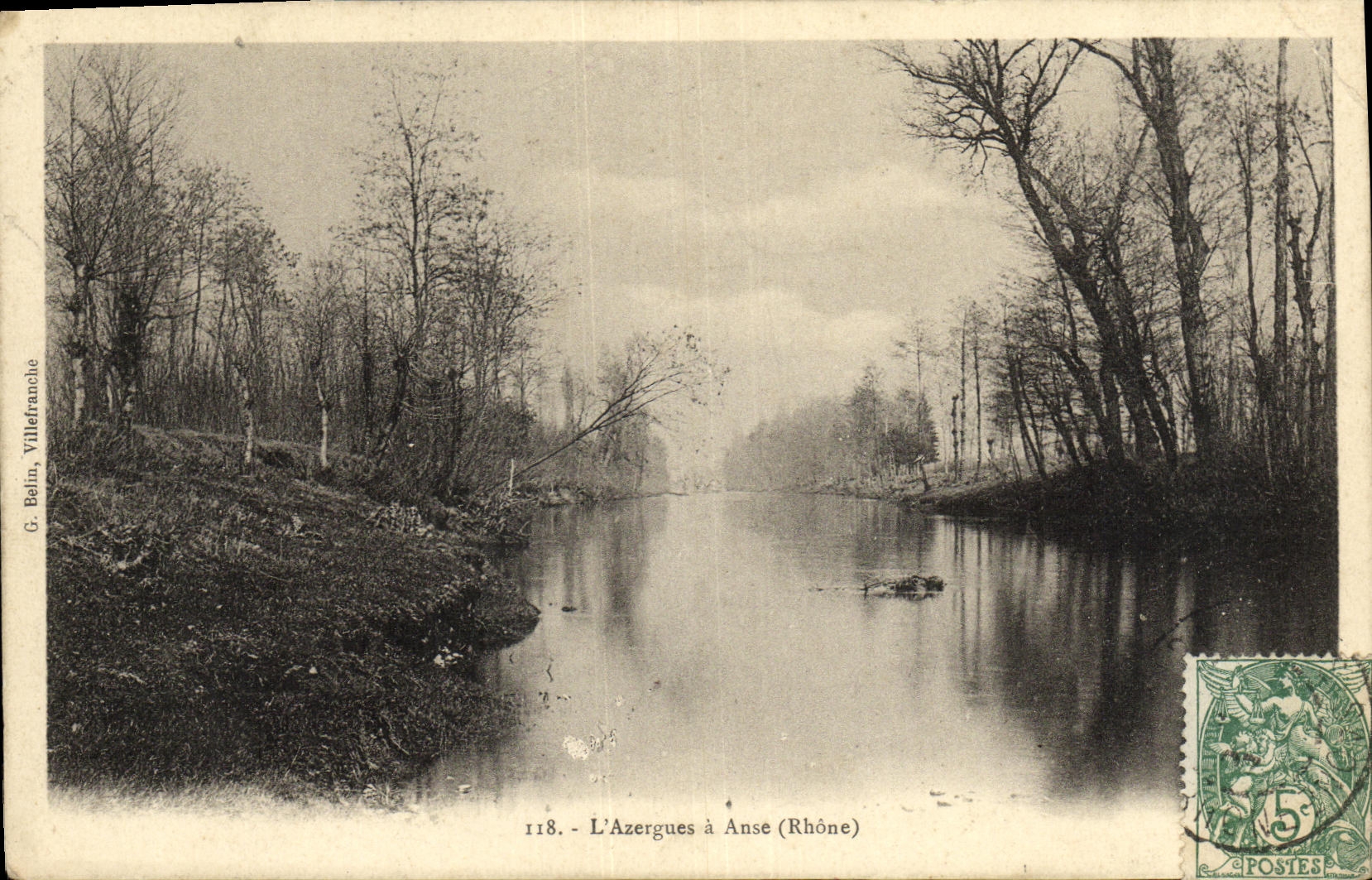 VINTAGE POSTCARD Handle L Azergues