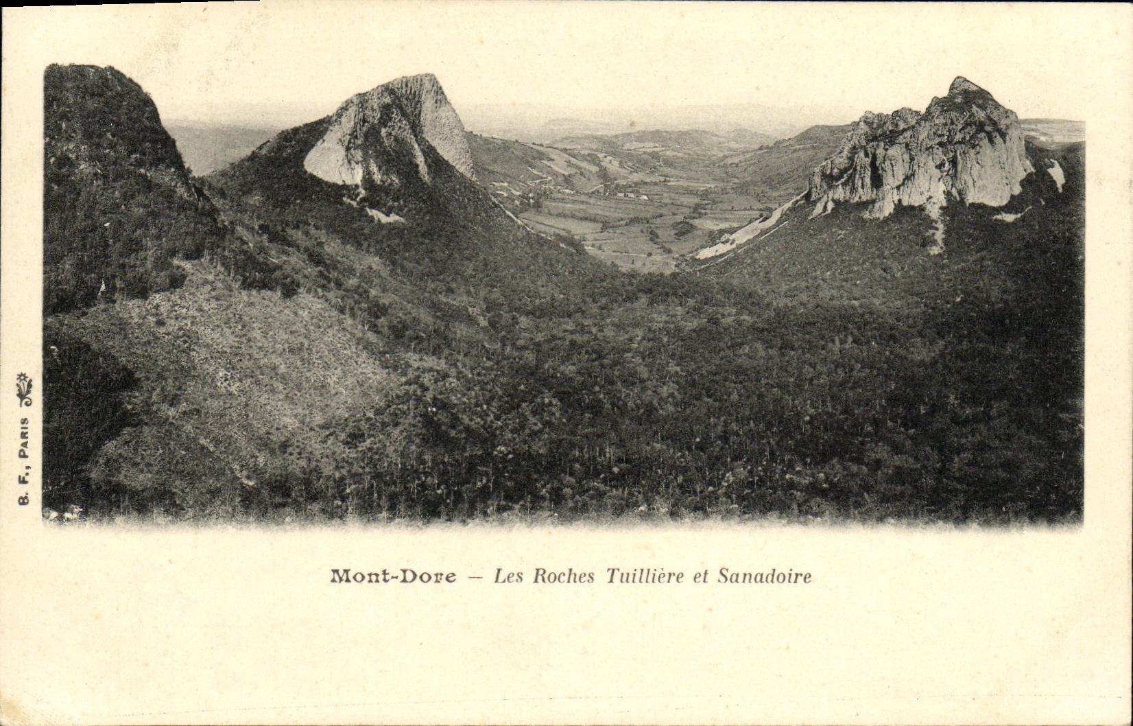 VINTAGE POSTCARD Mont Gilds the Rocks Tuilliere and Sanadoire