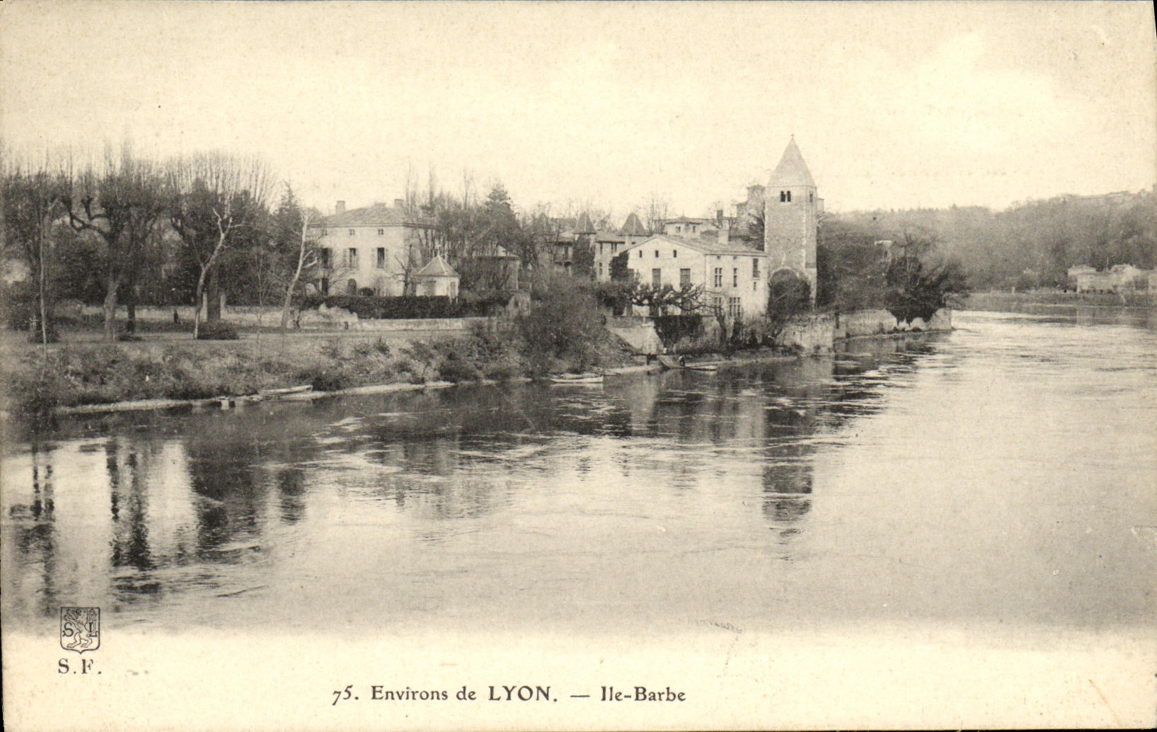 VINTAGE POSTCARD Surroundings of Lyon the Barb