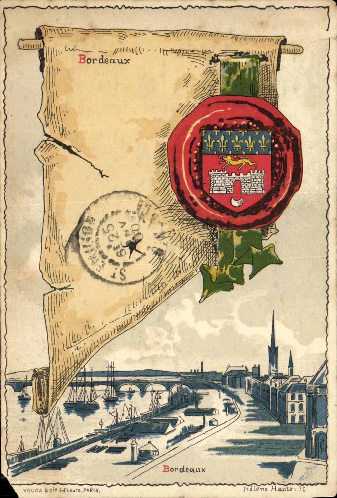 CPA Bordeaux Armoiries