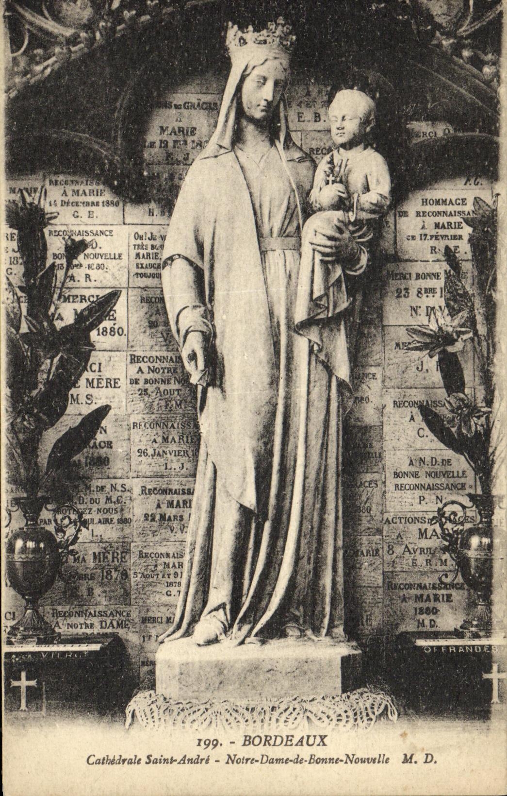 CPA Bordeaux Catherale St Andre Notre Dame Bonne Nouvelle