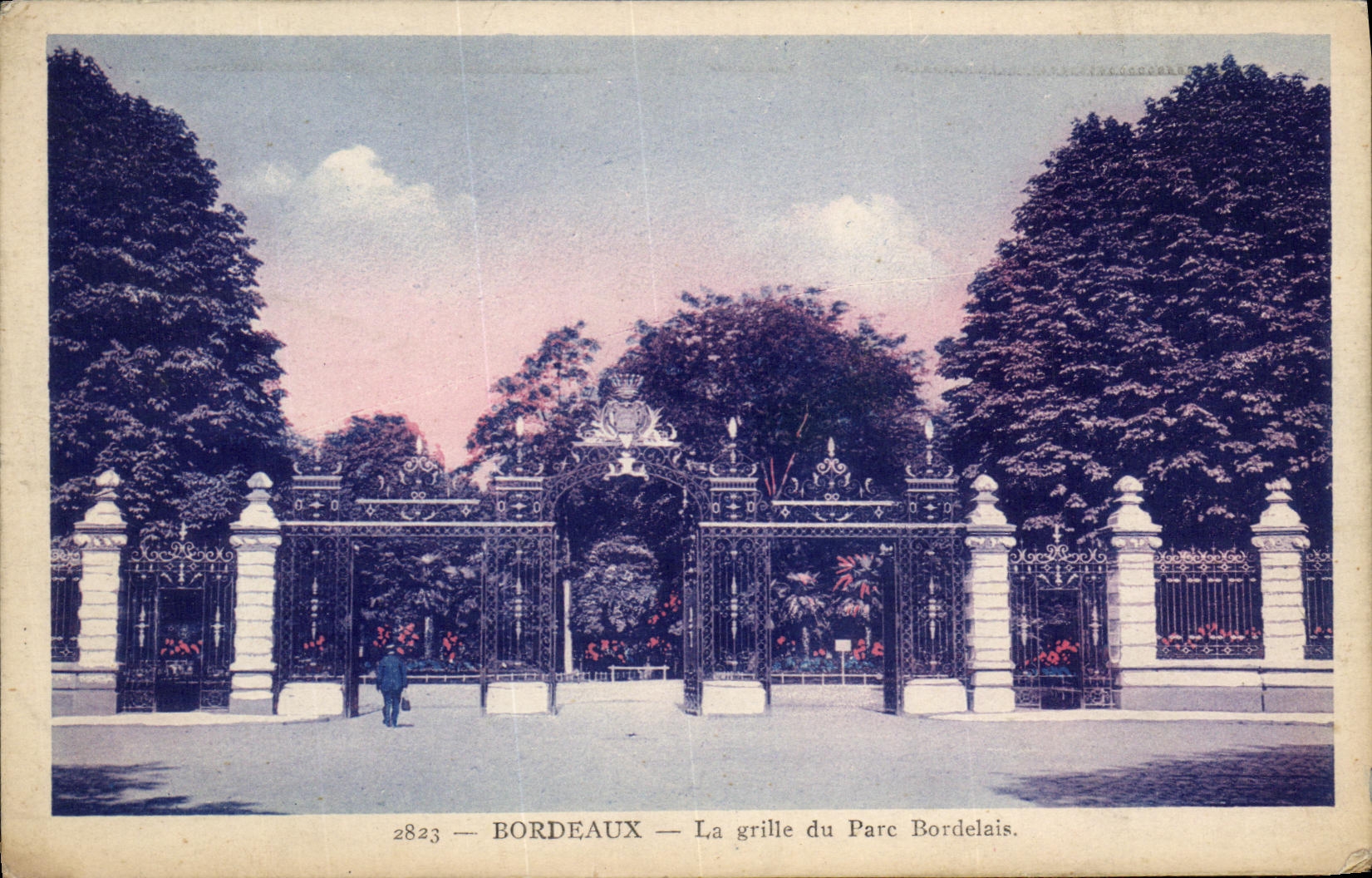 CPA Bordeaux La Grille du Parc Bordelais