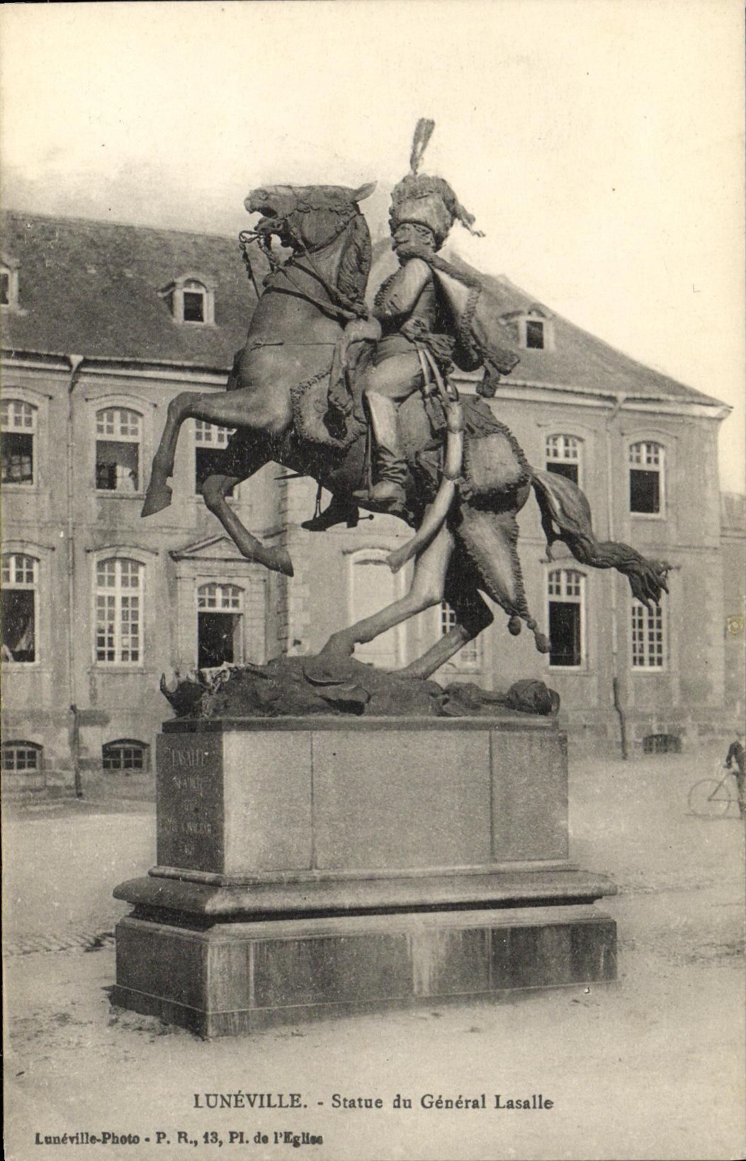 VINTAGE POSTCARD Luneville Rules of General Lasalle Hussard Militaria