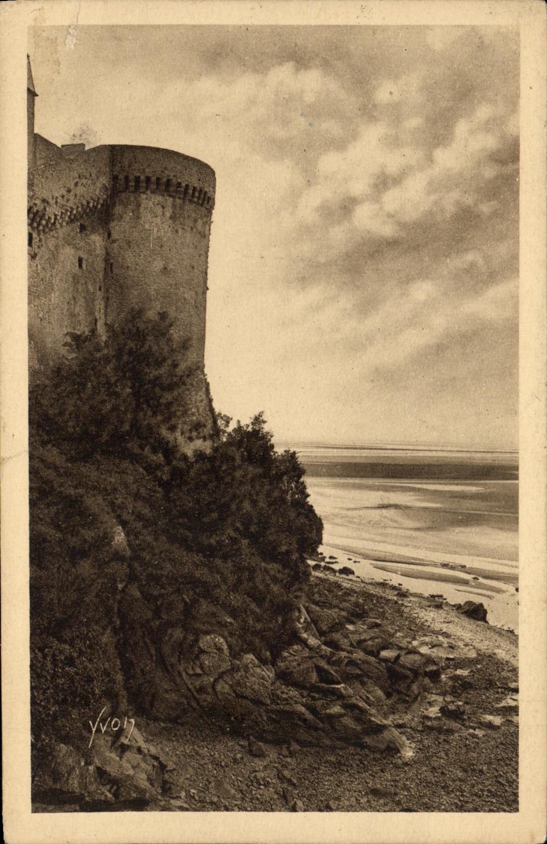 CPA Mont Saint Michel La Tour de Nord