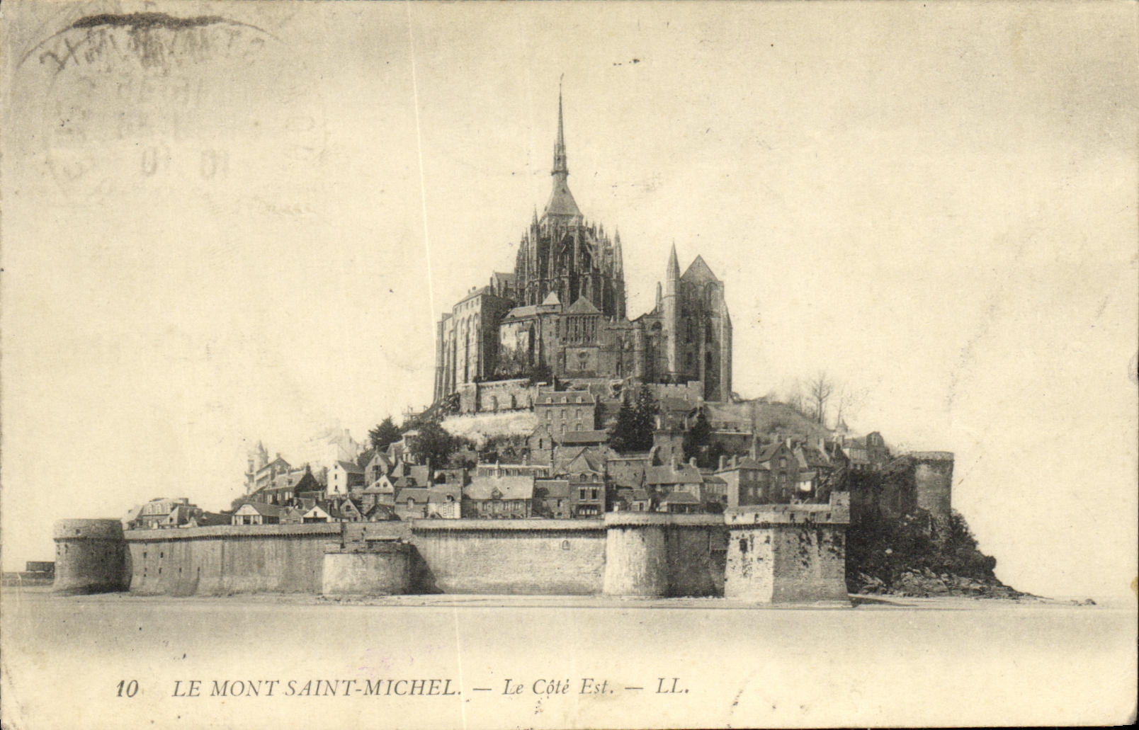 CPA Mont Saint Michel La Cote Est