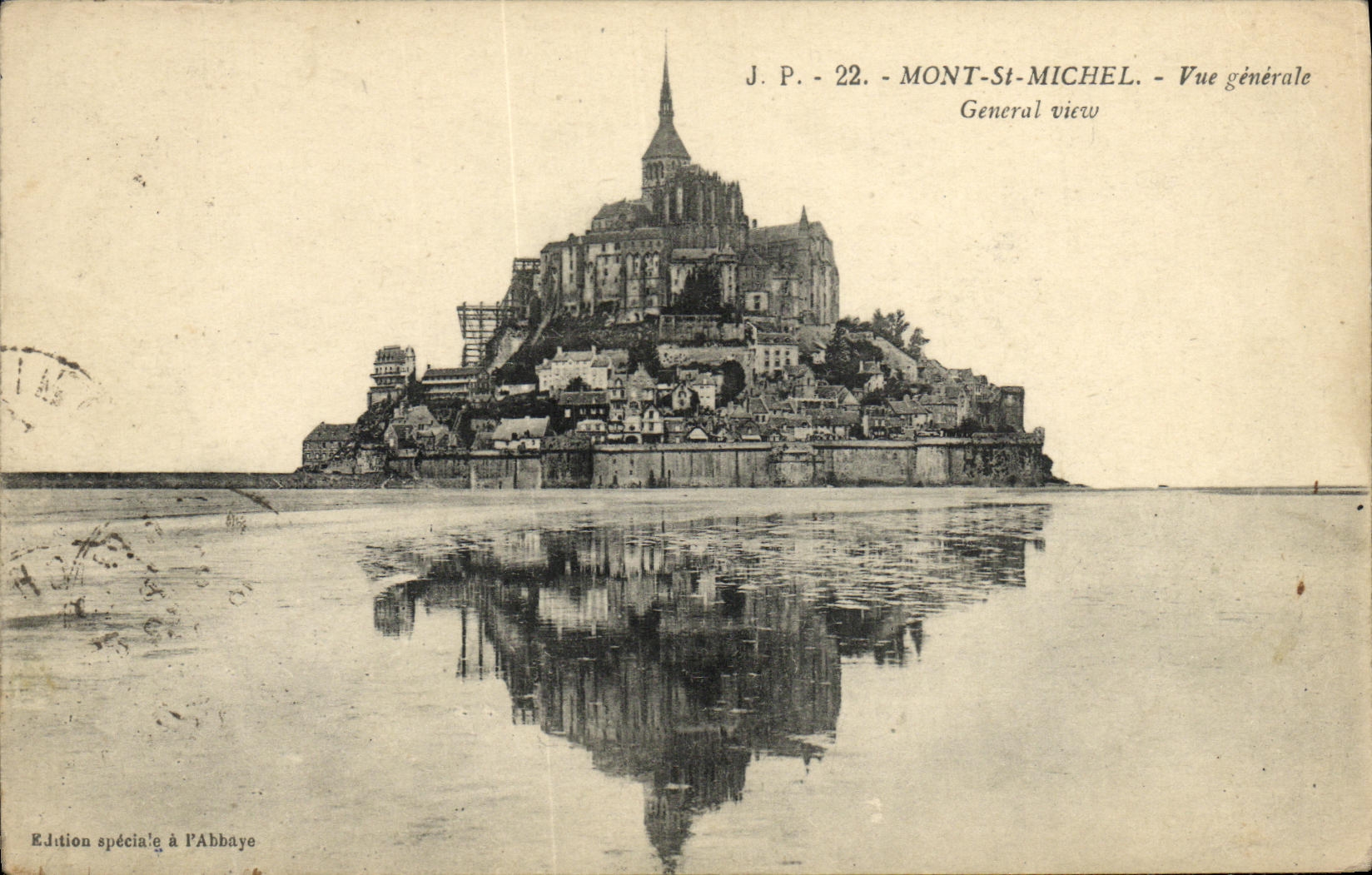 CPA La Mont Saint Michel Vue Generale