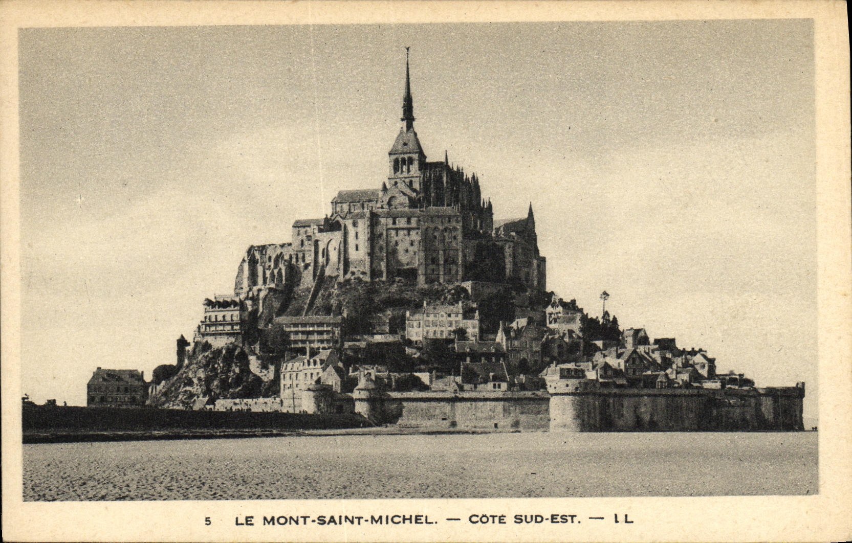 CPA La Mont Saint Michel Cote Sud Est